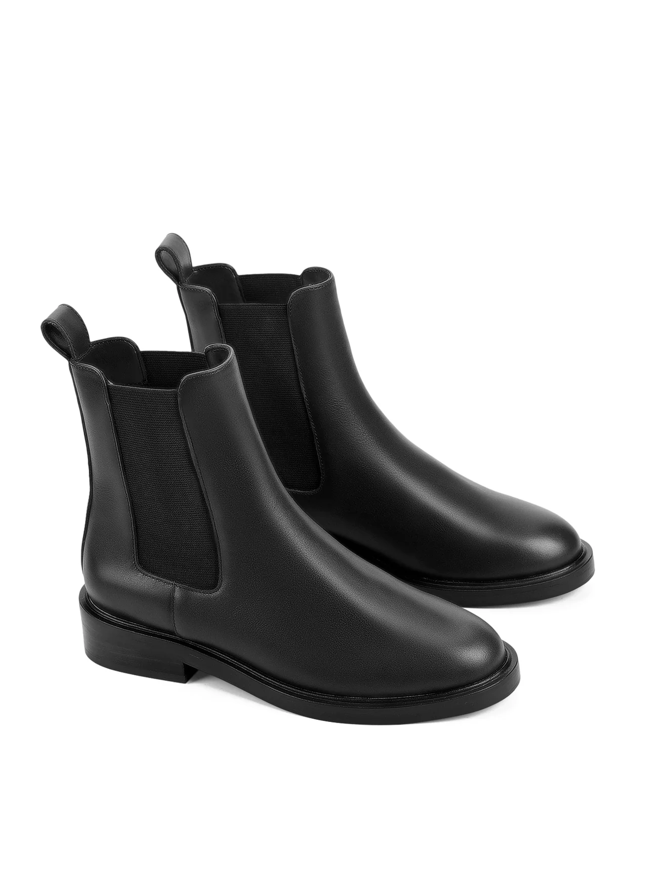 Candice Ankle Boots - Black Leather - Image 3
