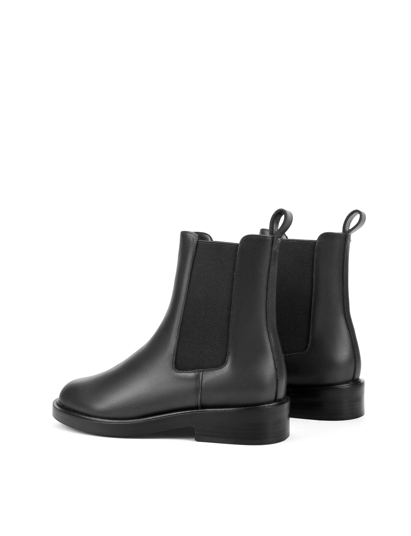 Candice Ankle Boots - Black Leather - Image 4