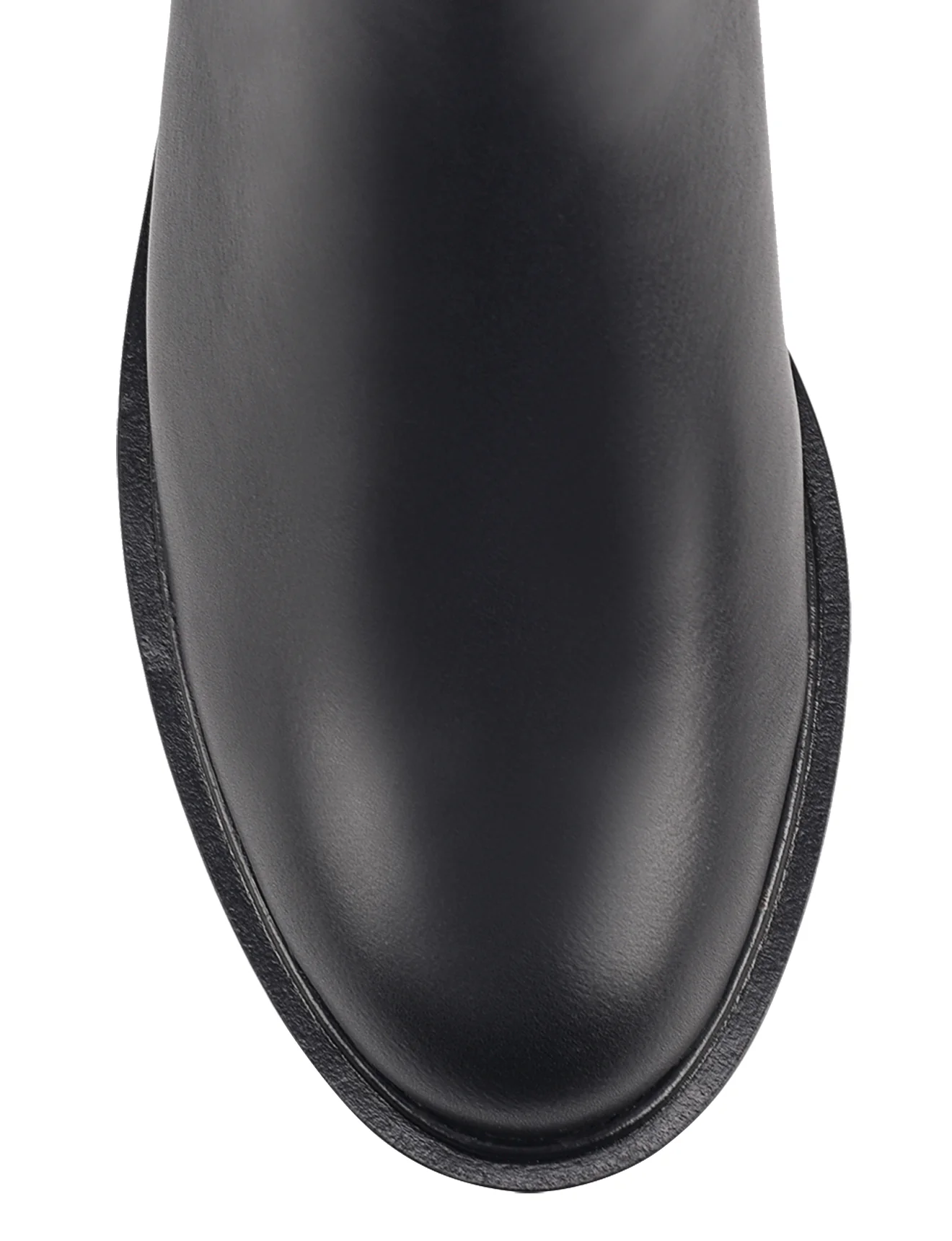 Candice Ankle Boots - Black Leather - Image 5