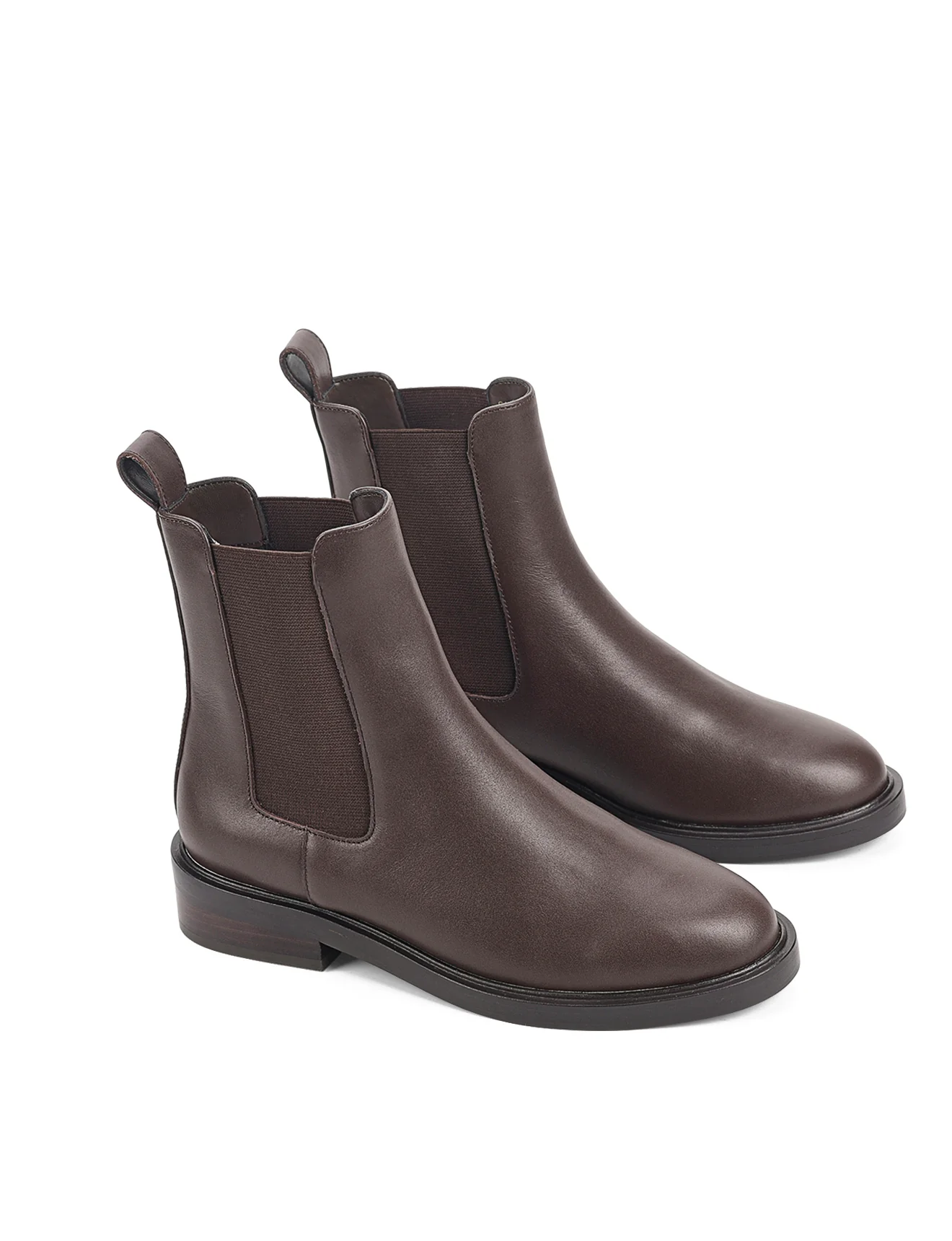 Candice Ankle Boots - Chocolate Brown Leather - Image 3