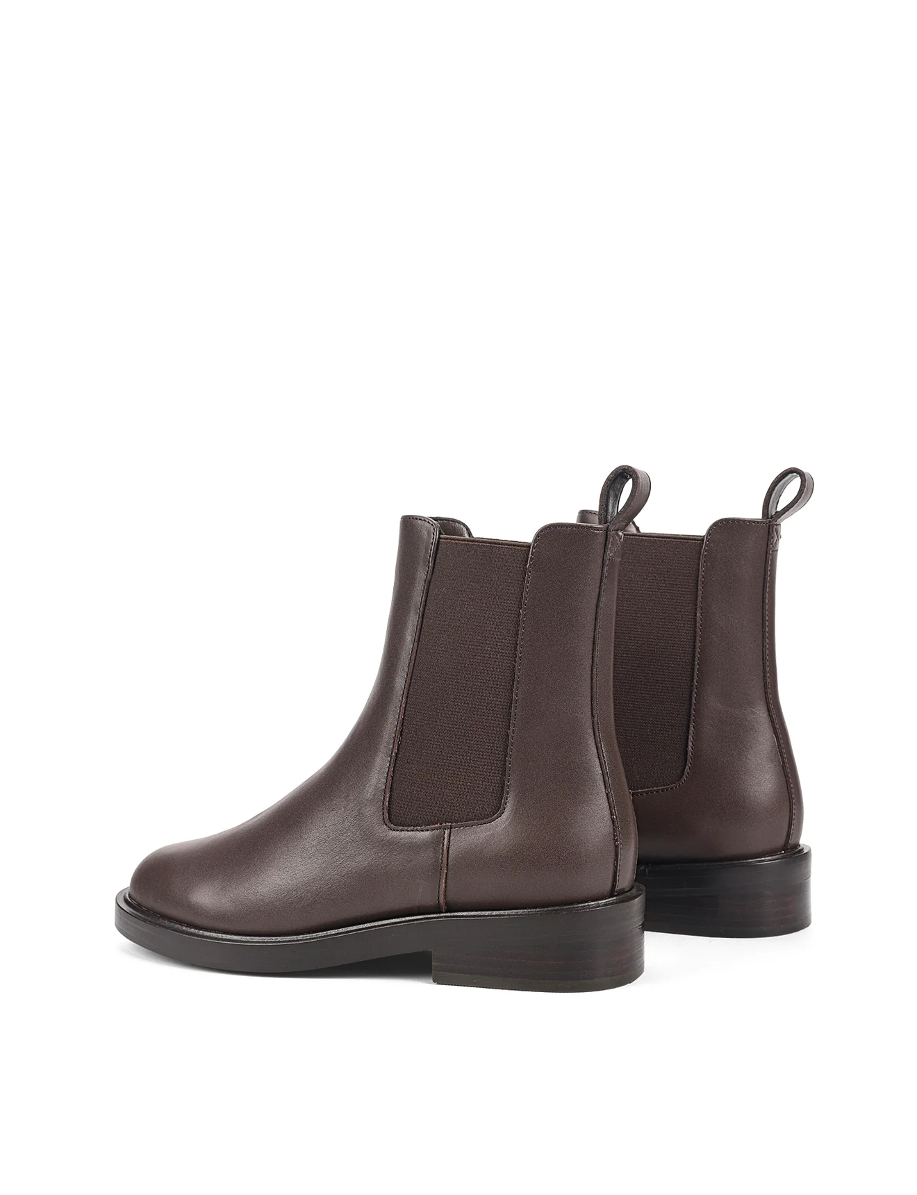 Candice Ankle Boots - Chocolate Brown Leather - Image 4
