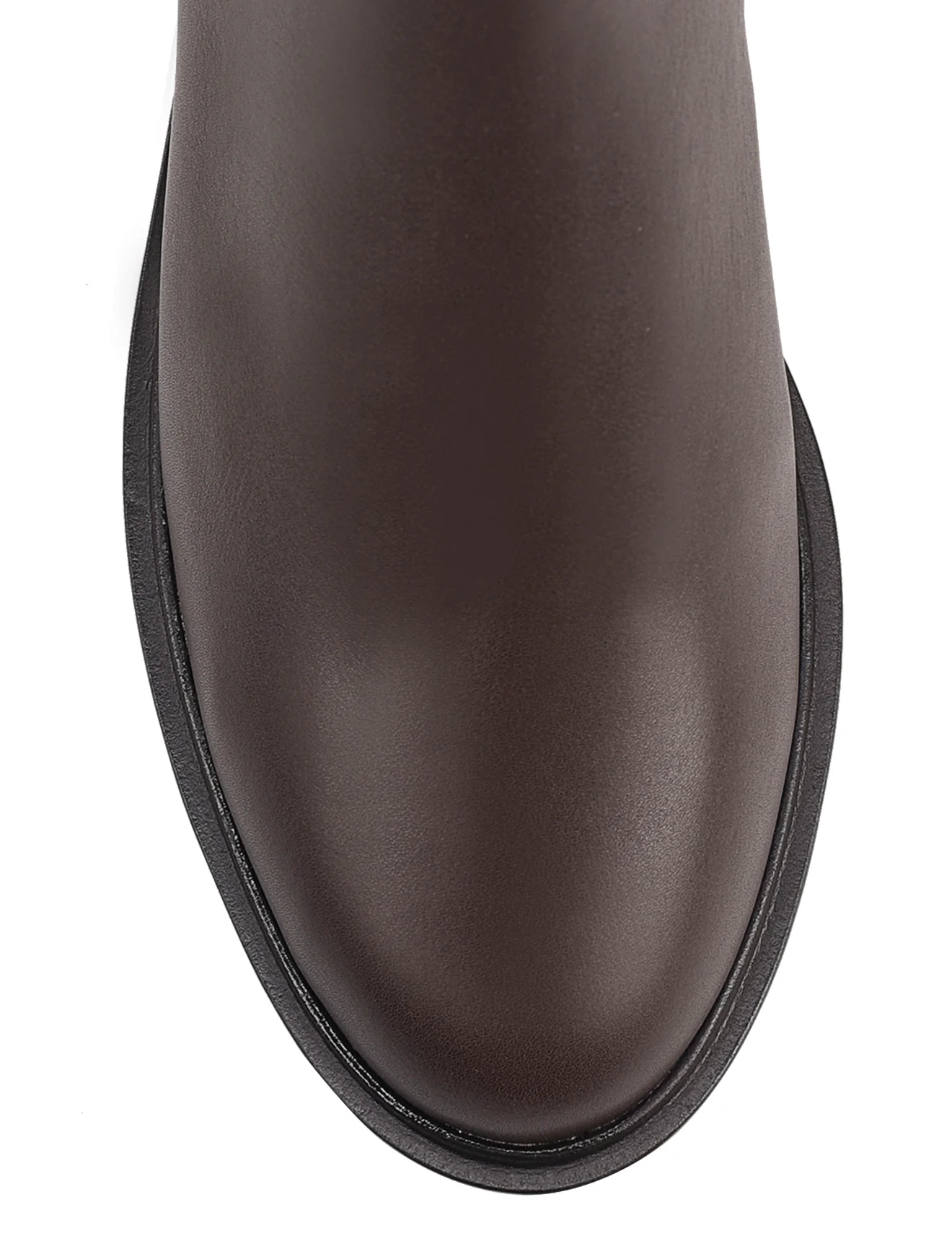 Candice Ankle Boots - Chocolate Brown Leather - Image 5