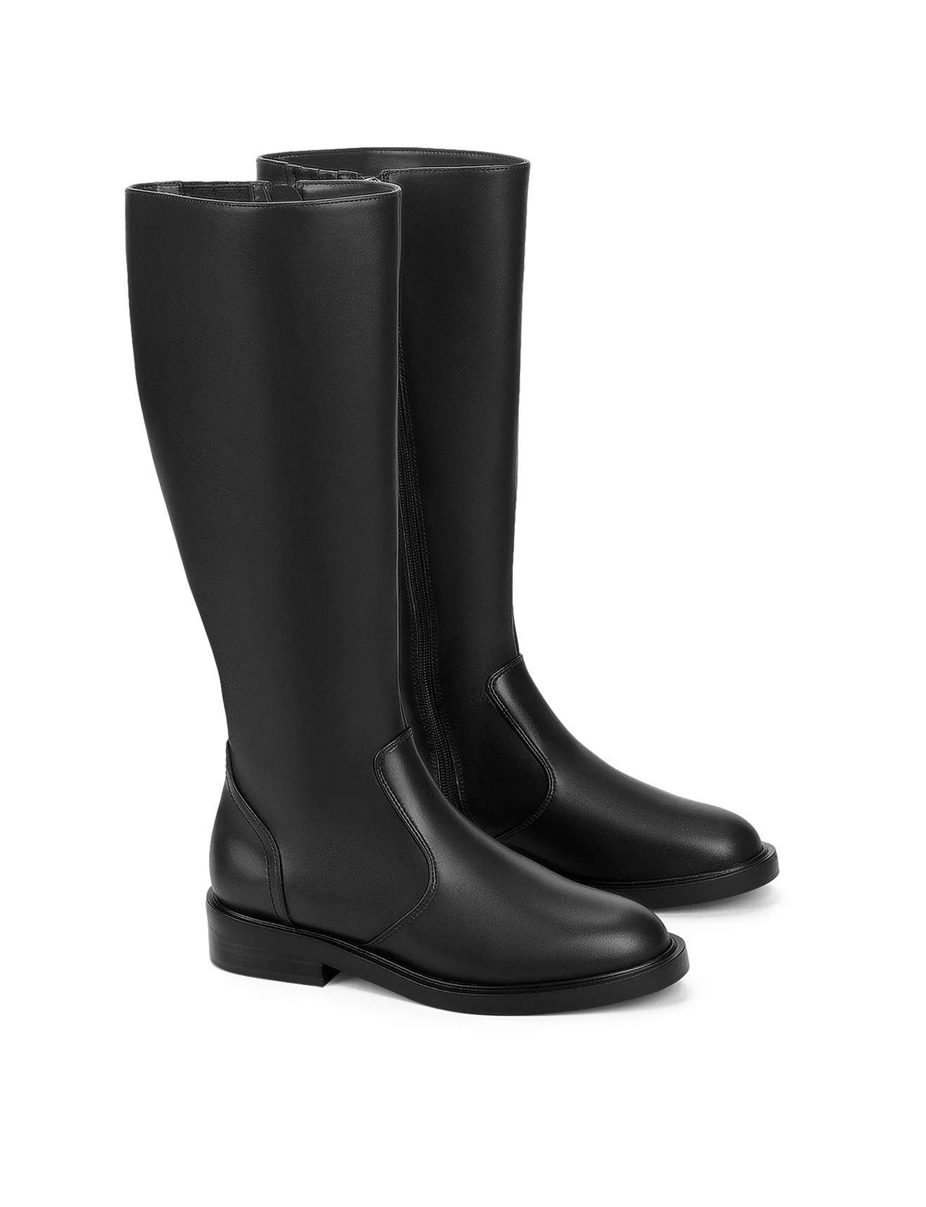 Capri Riding Boots - Black Leather - Image 3