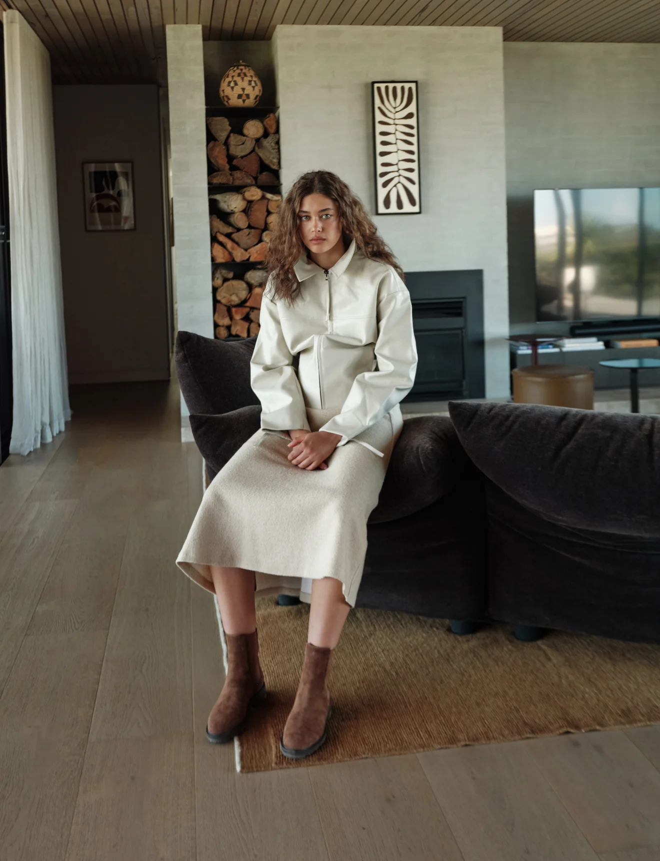 Cassie Ankle Boots - Toffee Brown Suede - Image 7