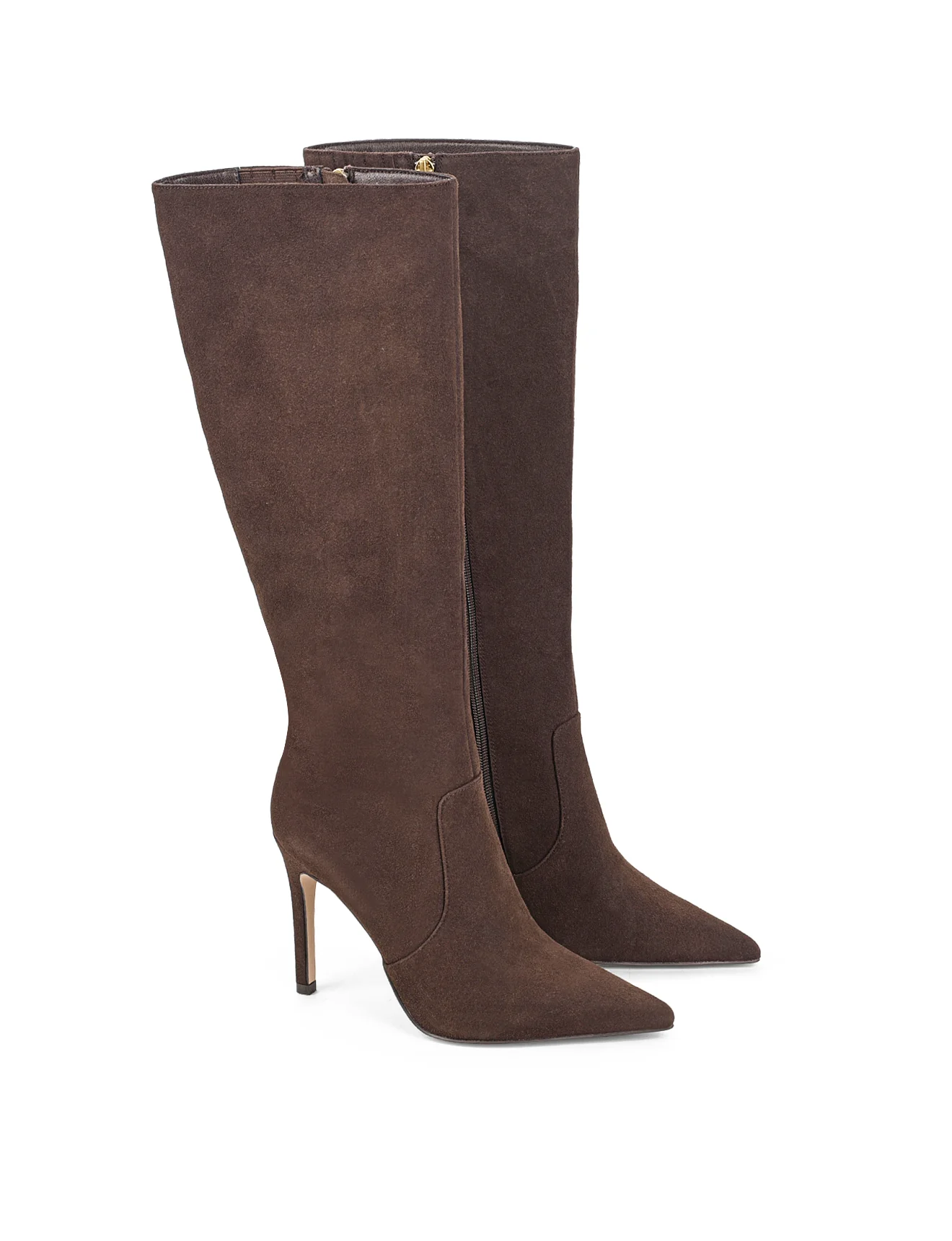 Celeste Long Boots - Chocolate Brown Suede - Image 3
