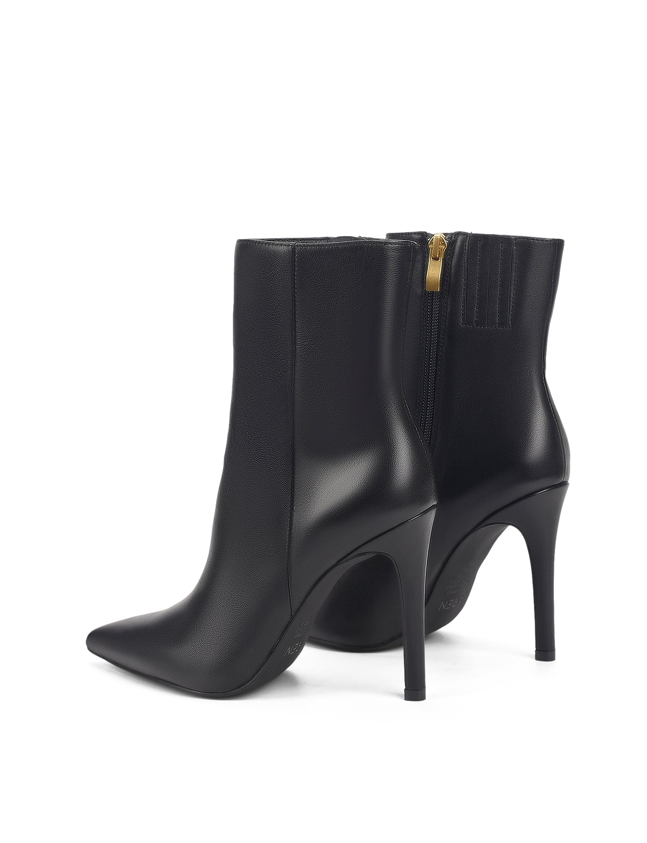 Celine Ankle Boots - Black Leather - Image 4