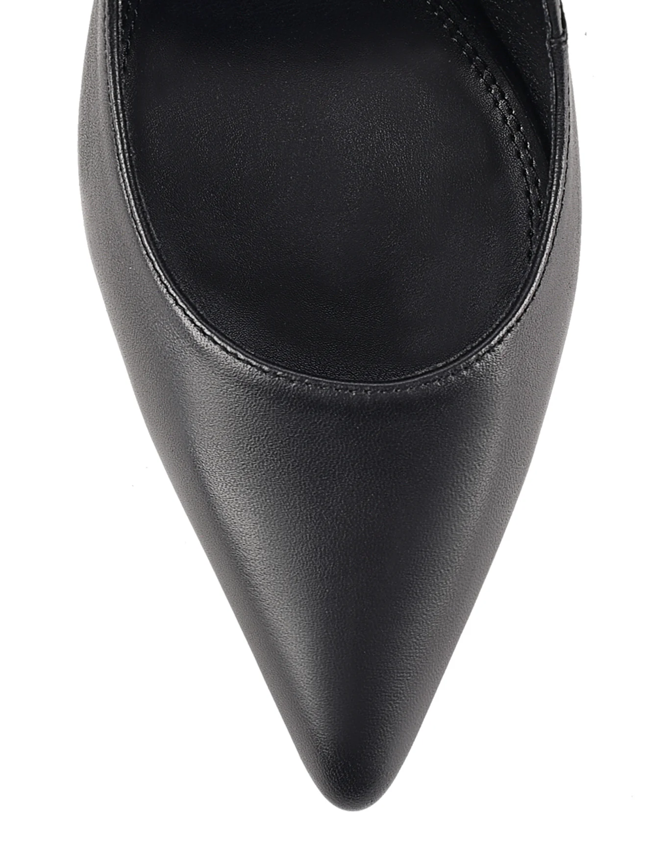 Cicely Stiletto Pumps - Black Leather - Image 5
