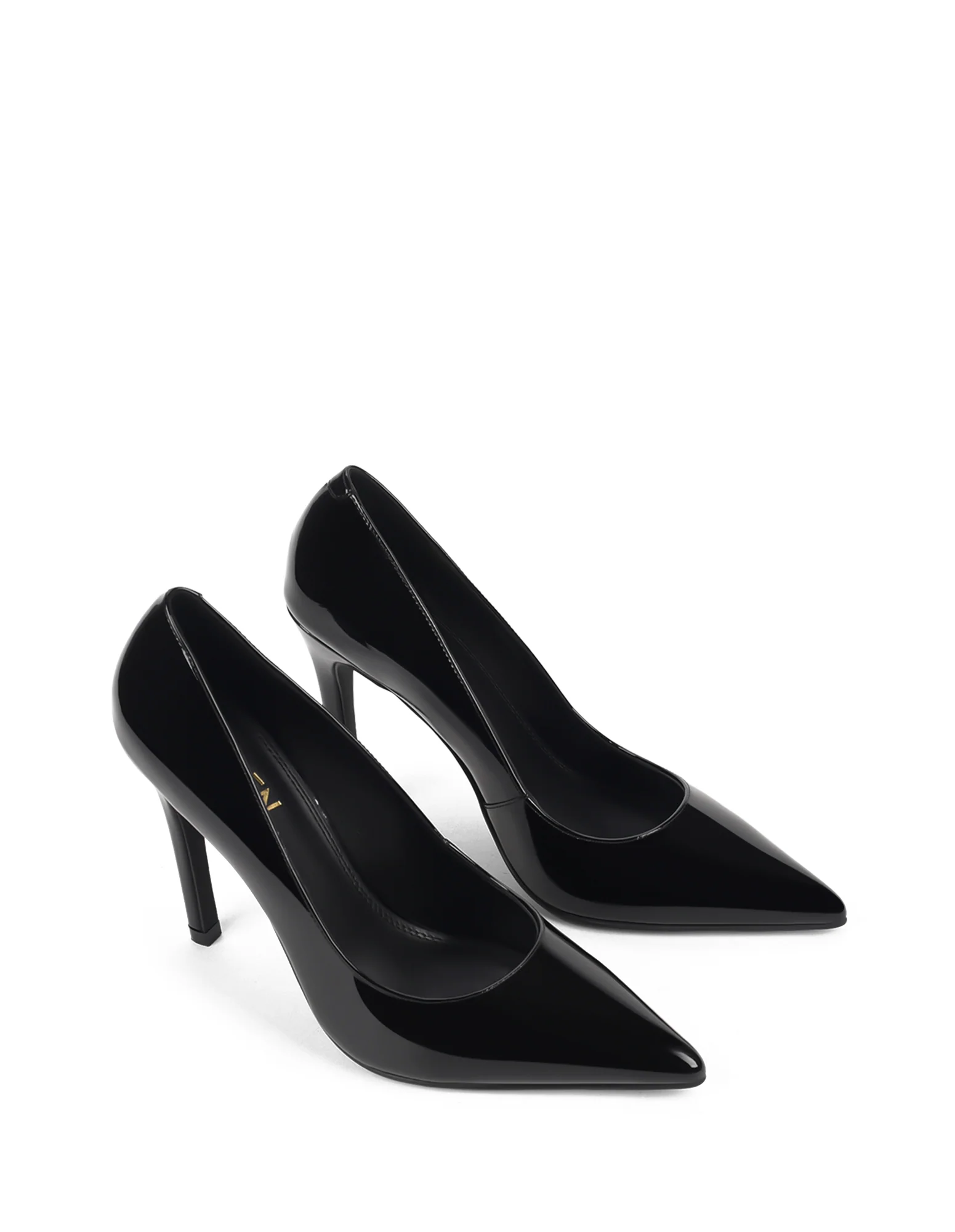 Cicely Stiletto Pumps - Black Patent Leather - Image 3