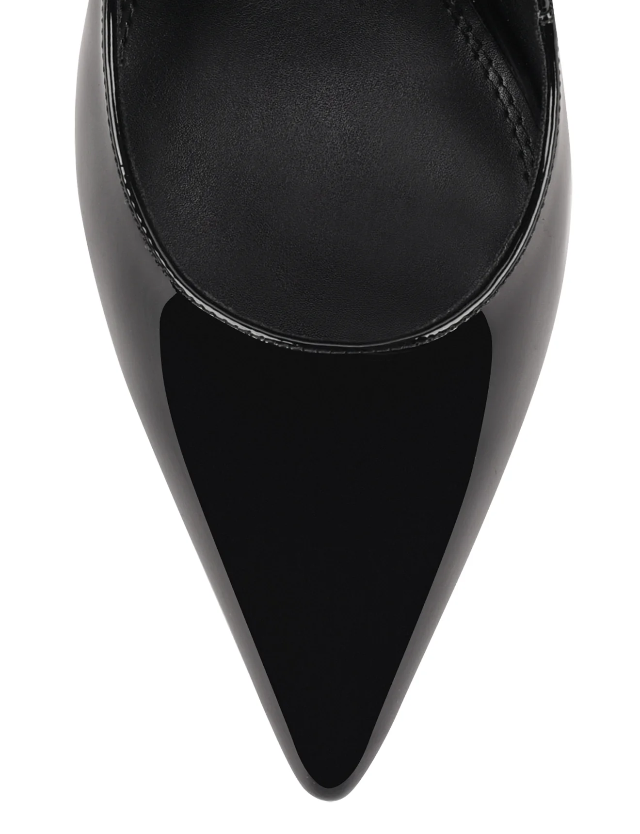 Cicely Stiletto Pumps - Black Patent Leather - Image 5