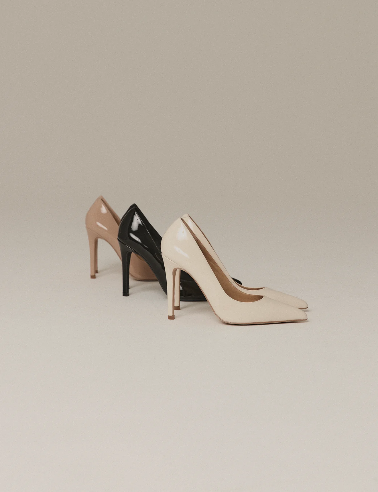 Cicely Stiletto Pumps - Black Patent Leather - Image 7