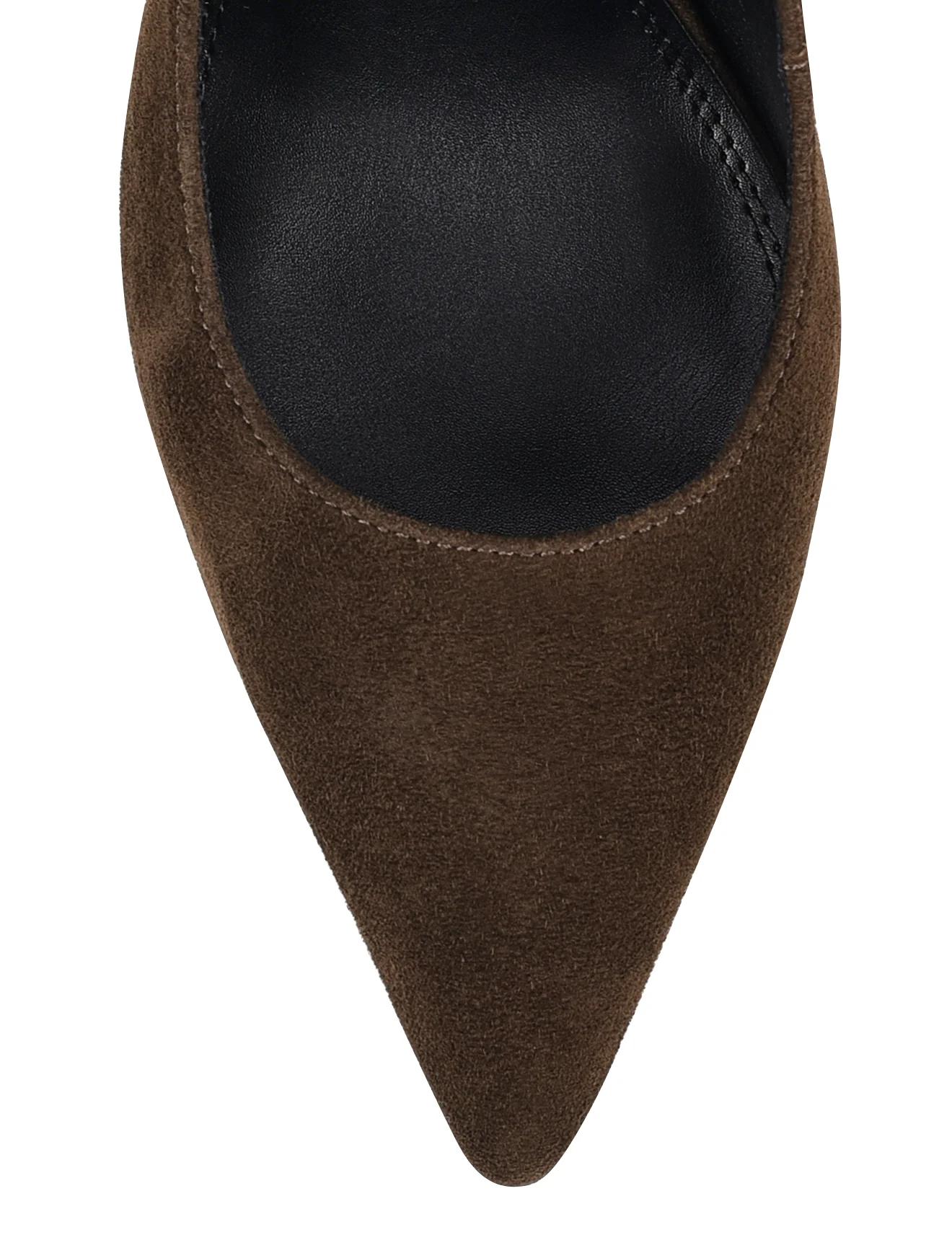 Cicely Stiletto Pumps - Chocolate Brown Suede - Image 5