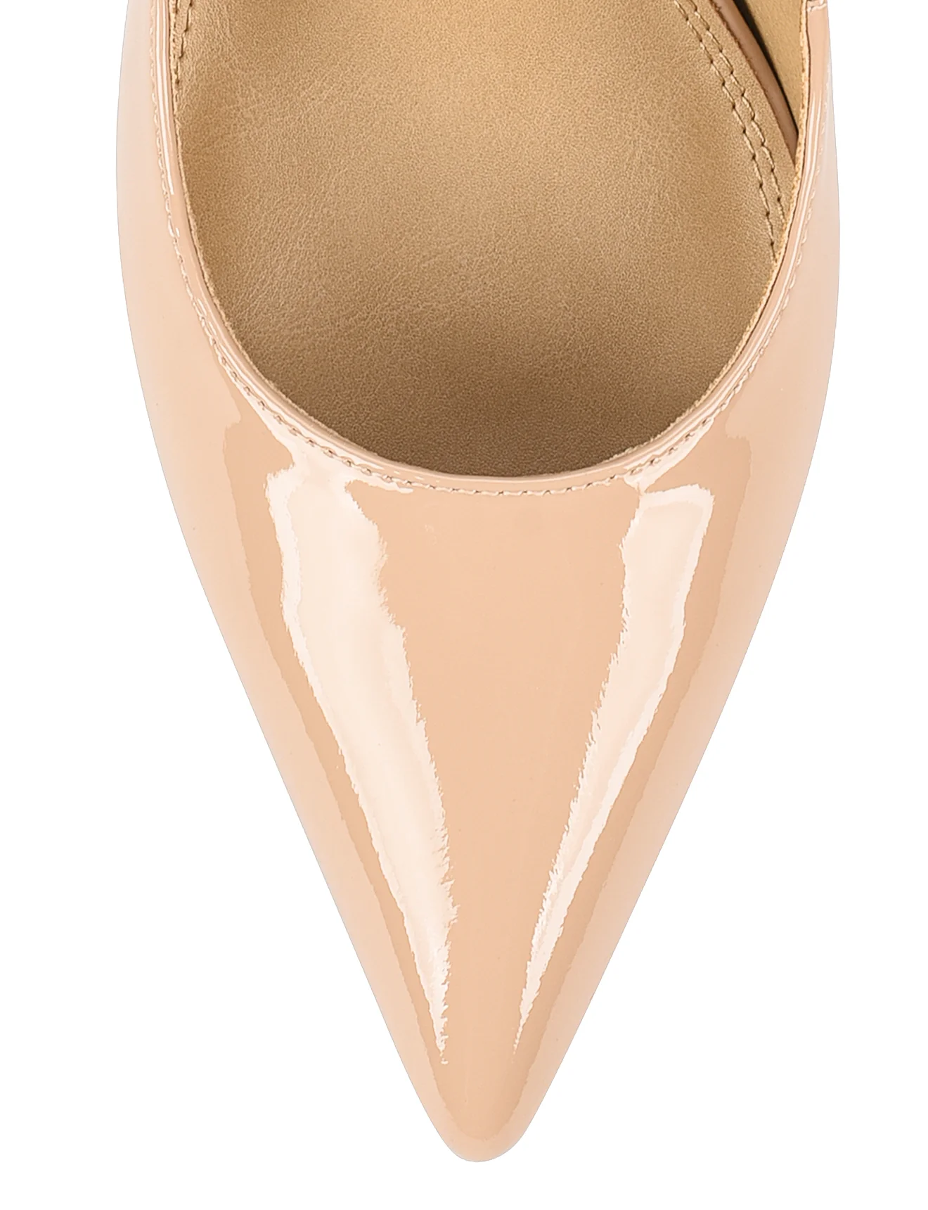 Cicely Stiletto Pumps - Seashell Nude Patent Leather - Image 5
