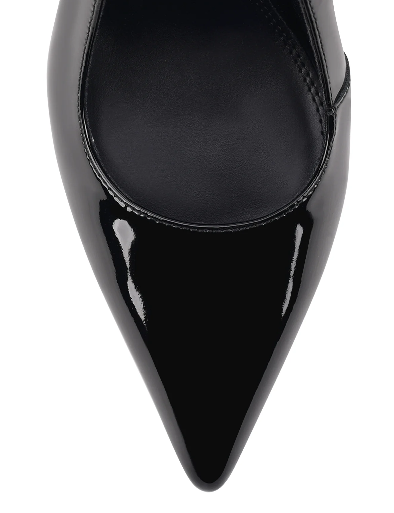 Cilla Stiletto Slingback Heels - Black Patent Leather - Image 5