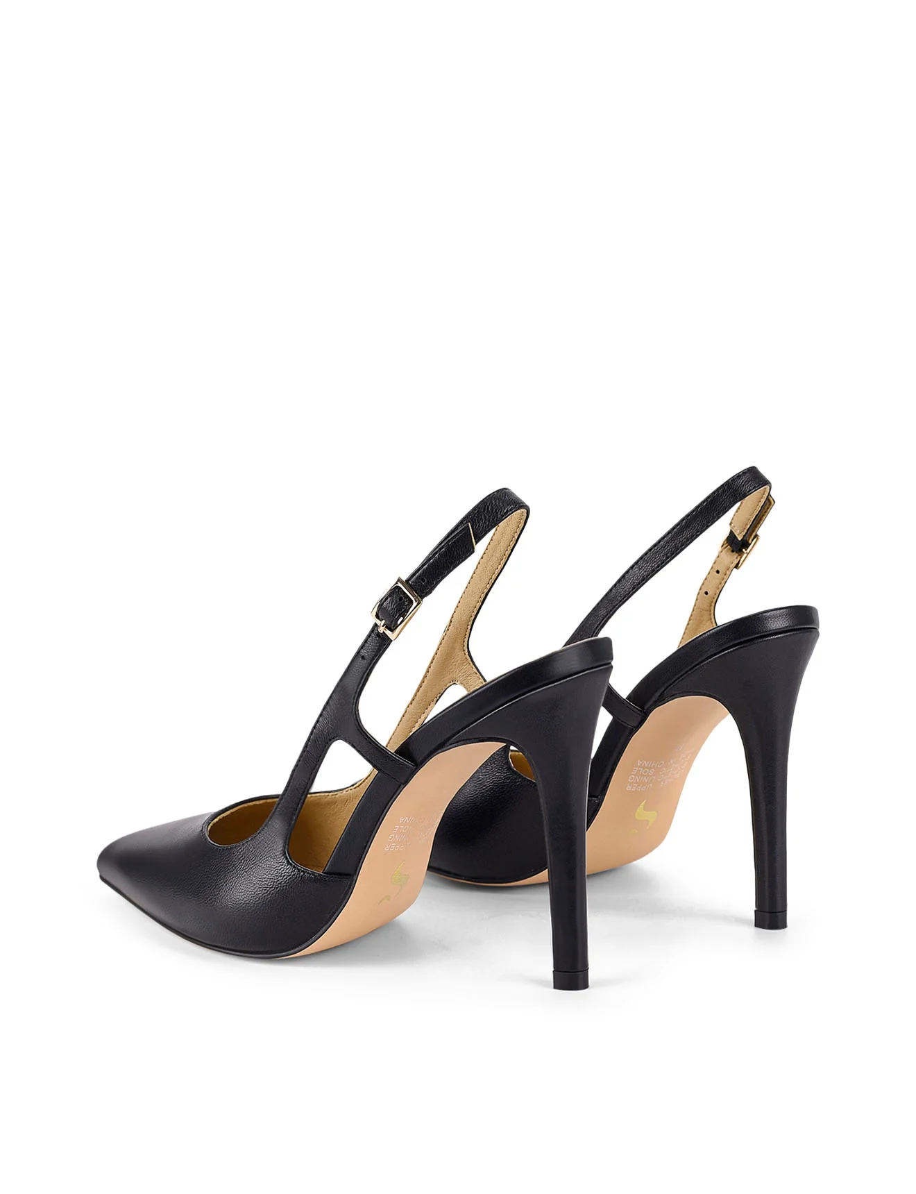 Cipriani Stiletto Pump - Black Leather - Image 6