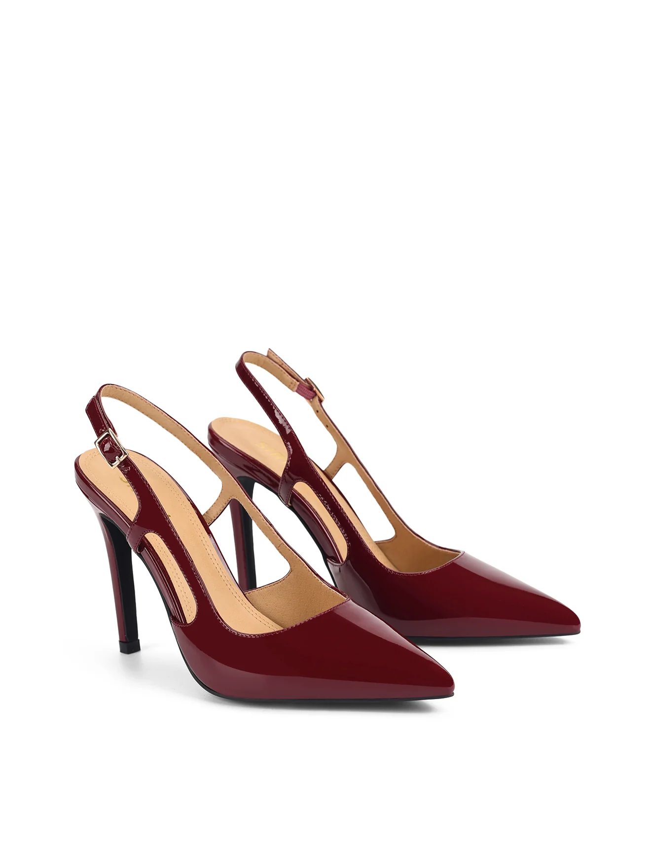 Cipriani Stiletto Pump - Wine Patent Leather - Image 4