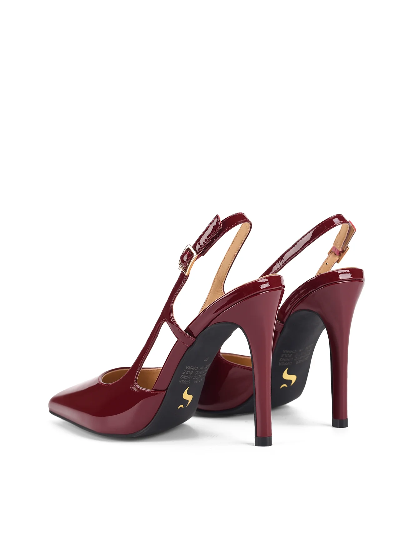 Cipriani Stiletto Pump - Wine Patent Leather - Image 6