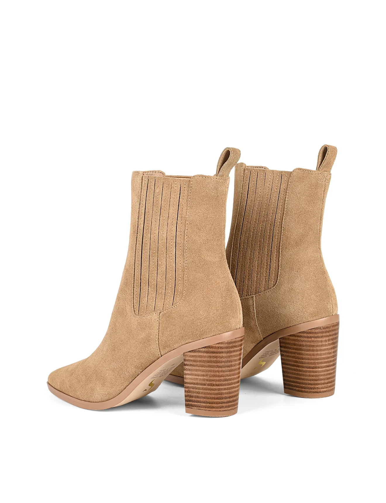 Clancy Gusset Ankle Boot - Taupe Suede - Image 4