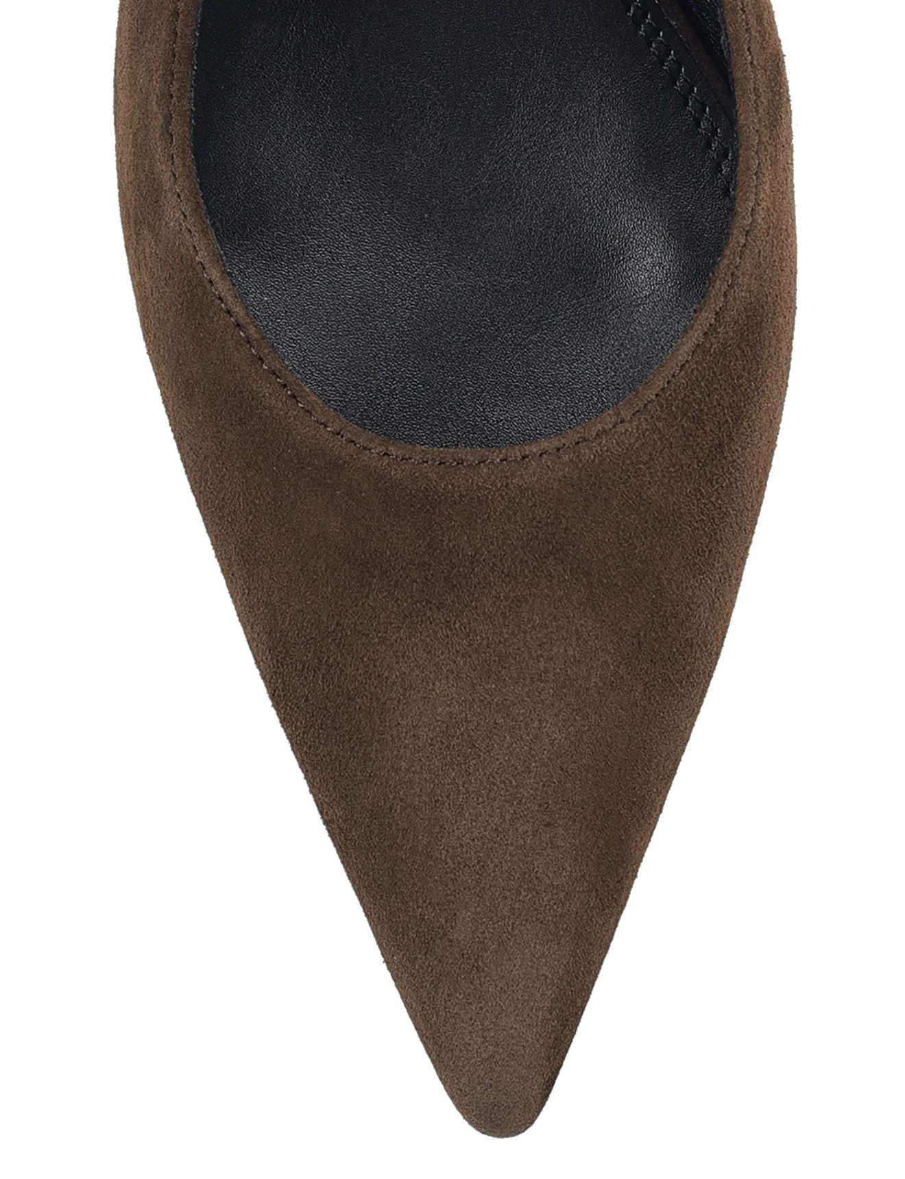 Daphne Slingback Heels - Chocolate Brown Suede - Image 5