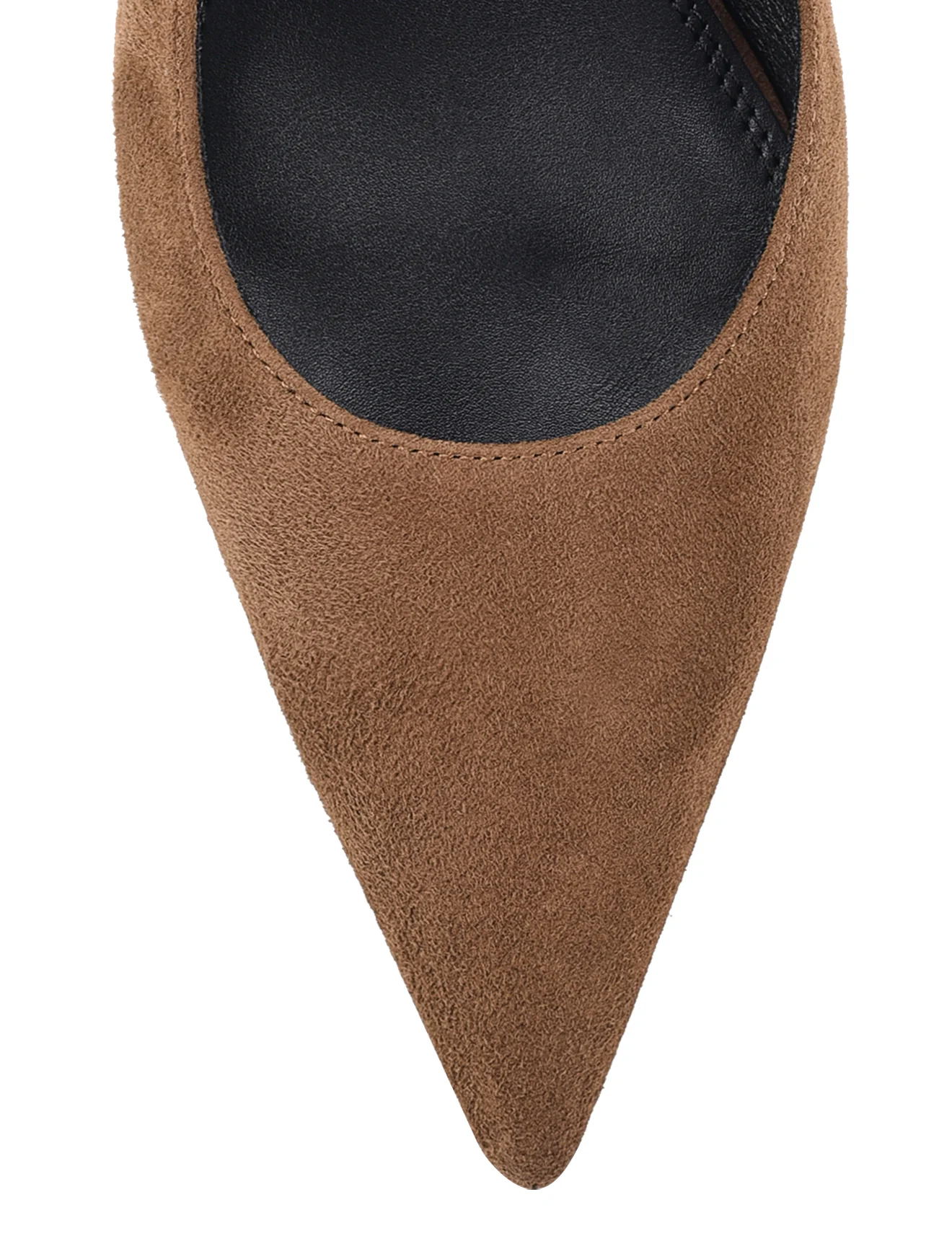 Daphne Slingback Heels - Toffee Brown Suede - Image 5
