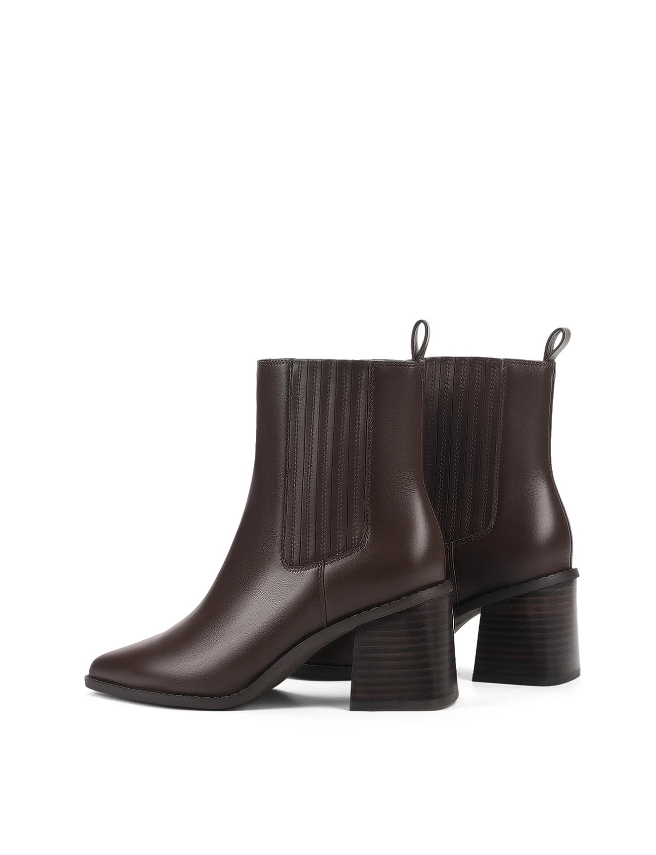 Dorothy Ankle Boots - Chocolate Brown Leather - Image 4