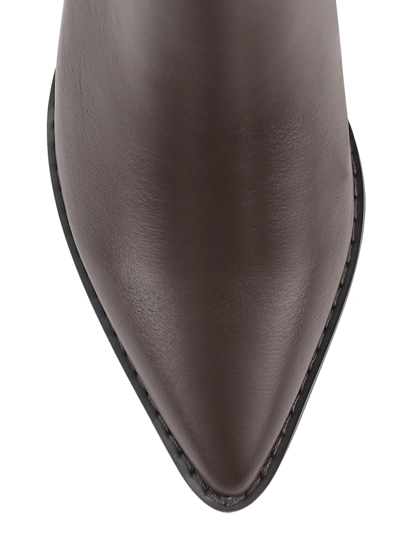 Dorothy Ankle Boots - Chocolate Brown Leather - Image 5