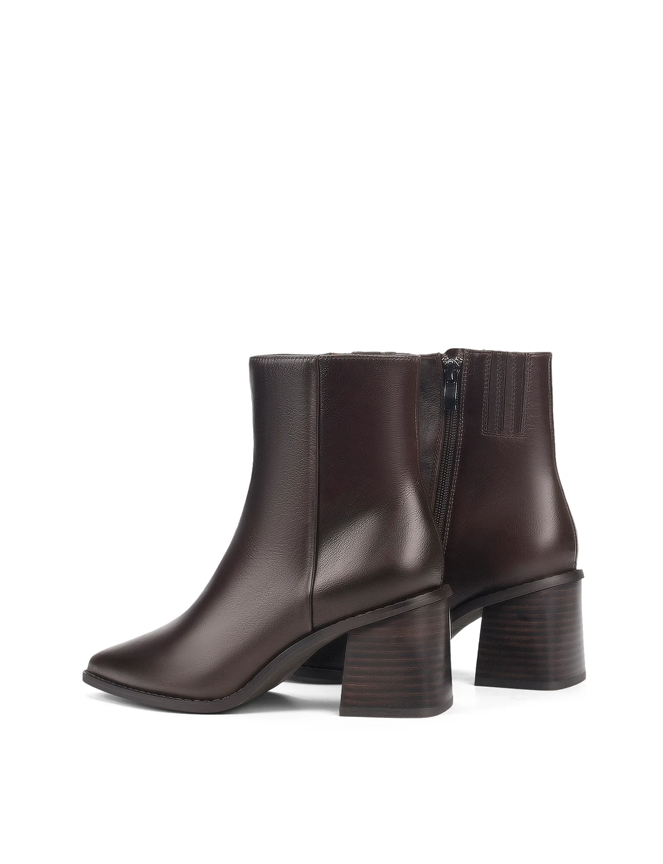 Douglas Ankle Boots - Chocolate Brown Vintage Leather - Image 4