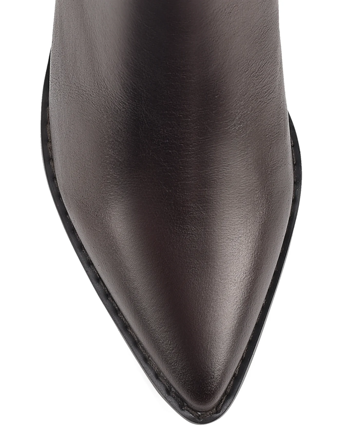 Douglas Ankle Boots - Chocolate Brown Vintage Leather - Image 5