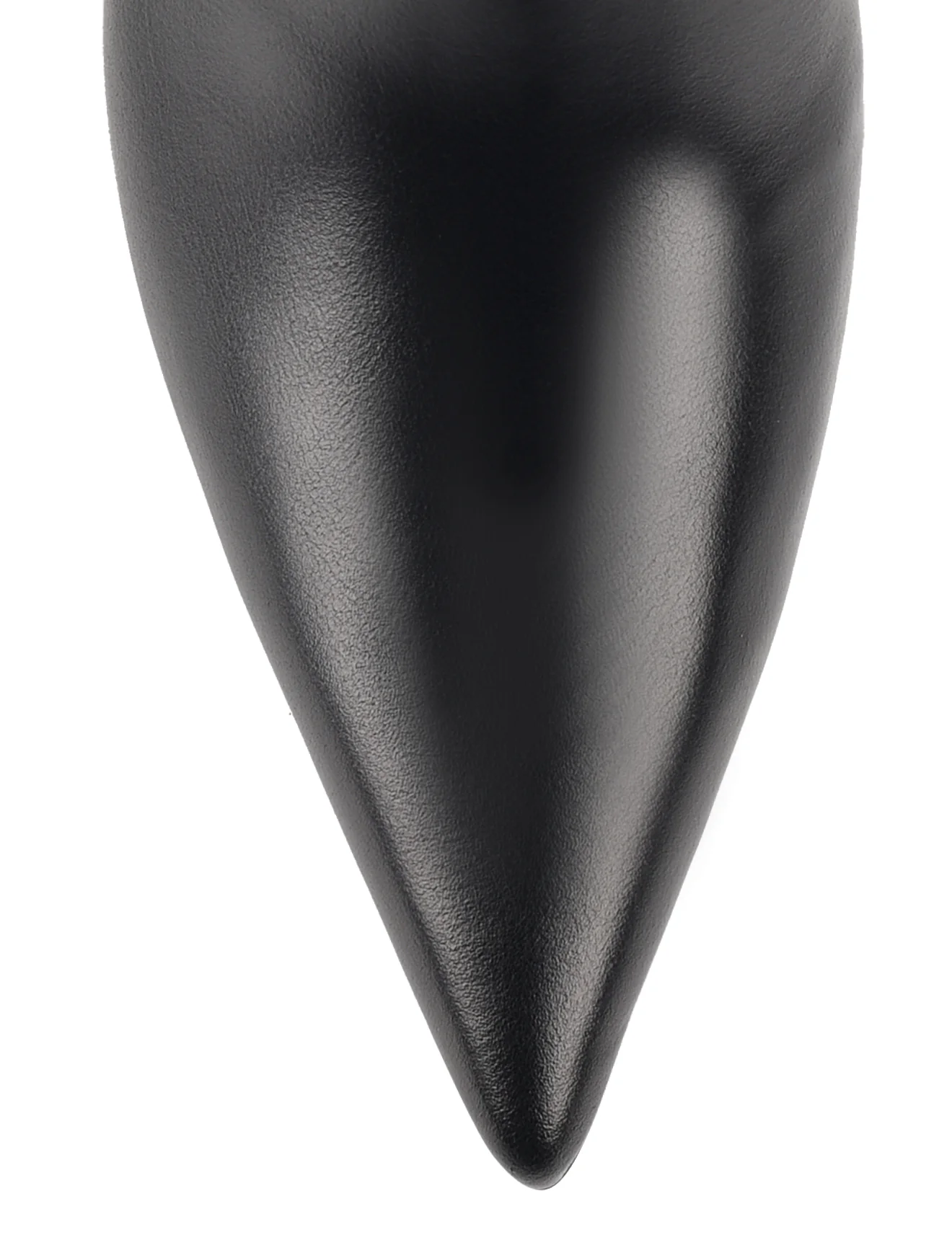 Drew Stiletto Ankle Boots - Black High Shine Leather - Image 5
