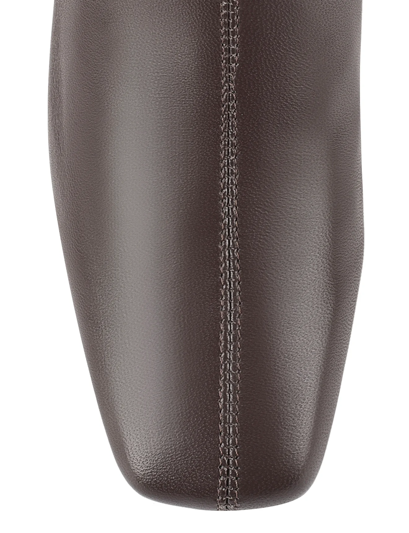 Emily Ankle Boots - Chocolate Brown Stretch Leather - Image 5