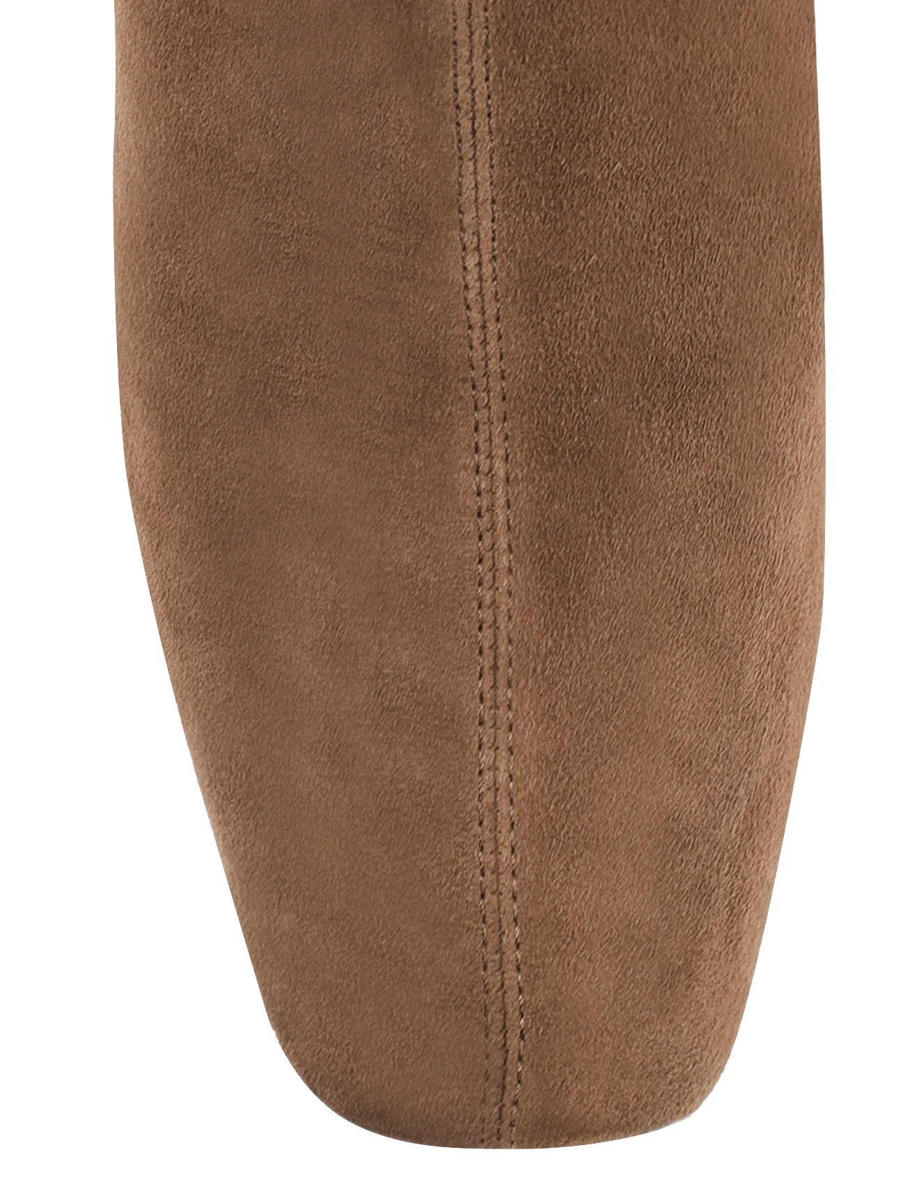 Emily Ankle Boots - Toffee Brown Stretch Suede - Image 5