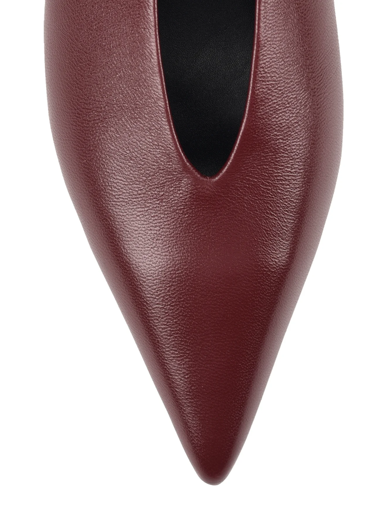 Fly Point Toe Slingbacks - Wine Leather - Image 6