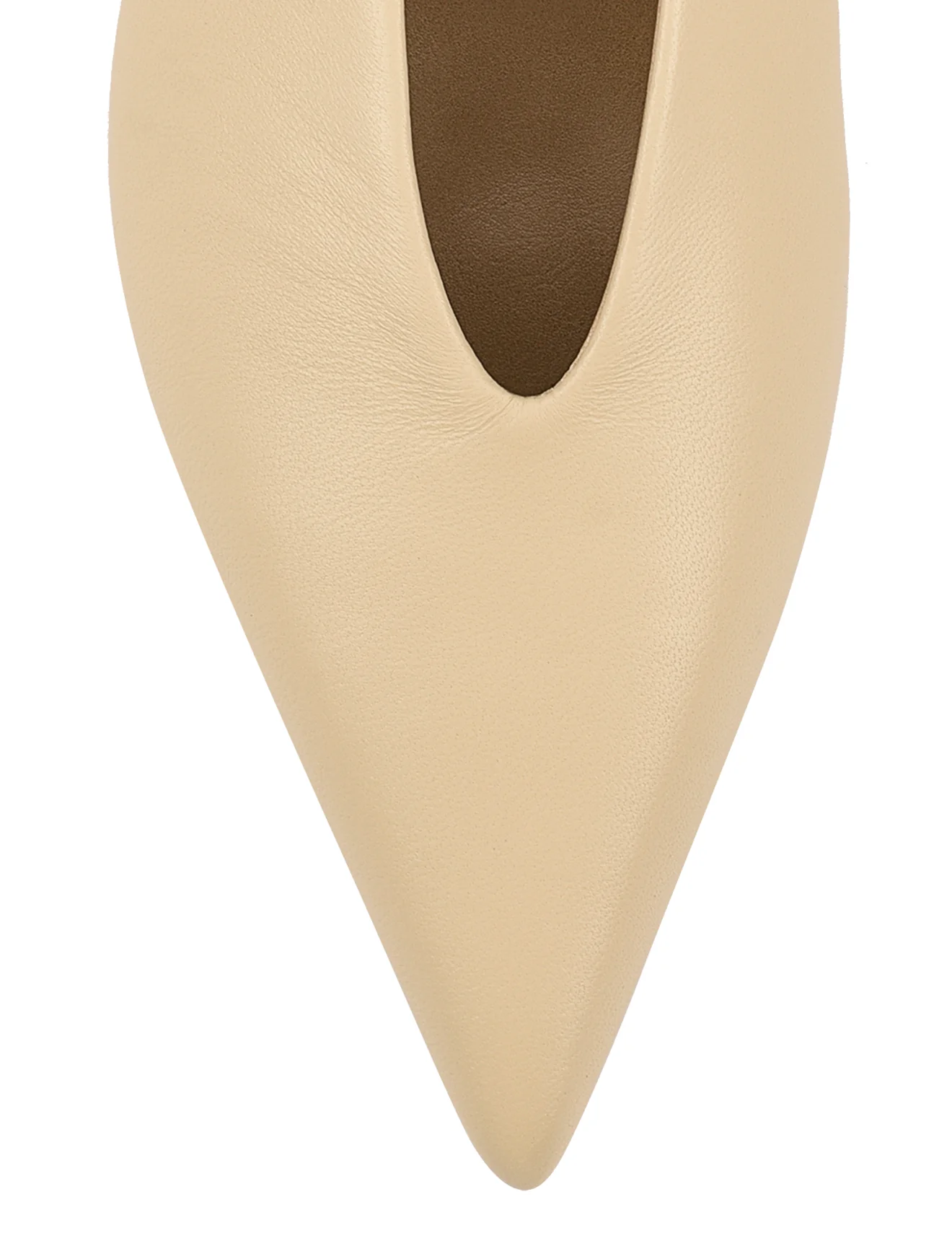 Flynn Point Toe Pumps - Custard Yellow Leather - Image 7