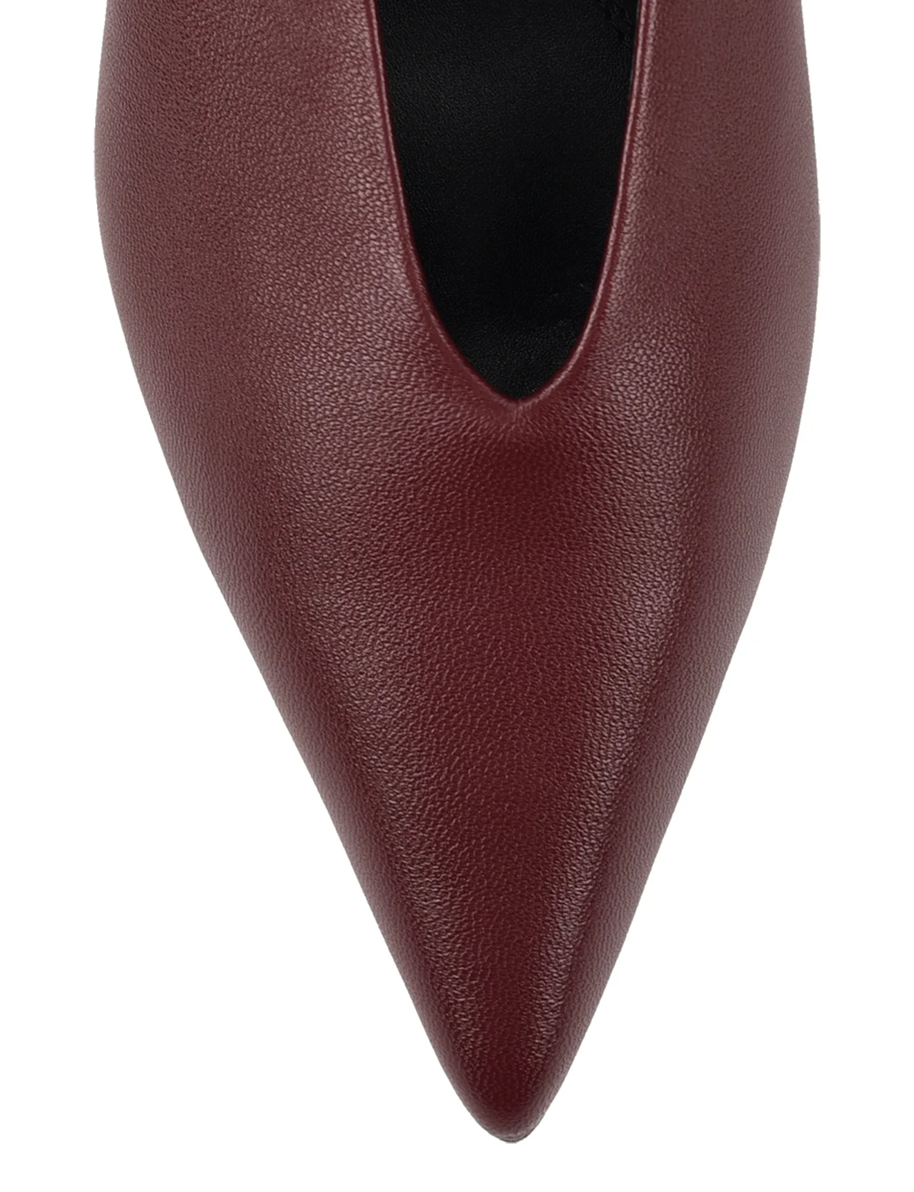 Flynn Point Toe Pumps - Wine Leather - Image 7