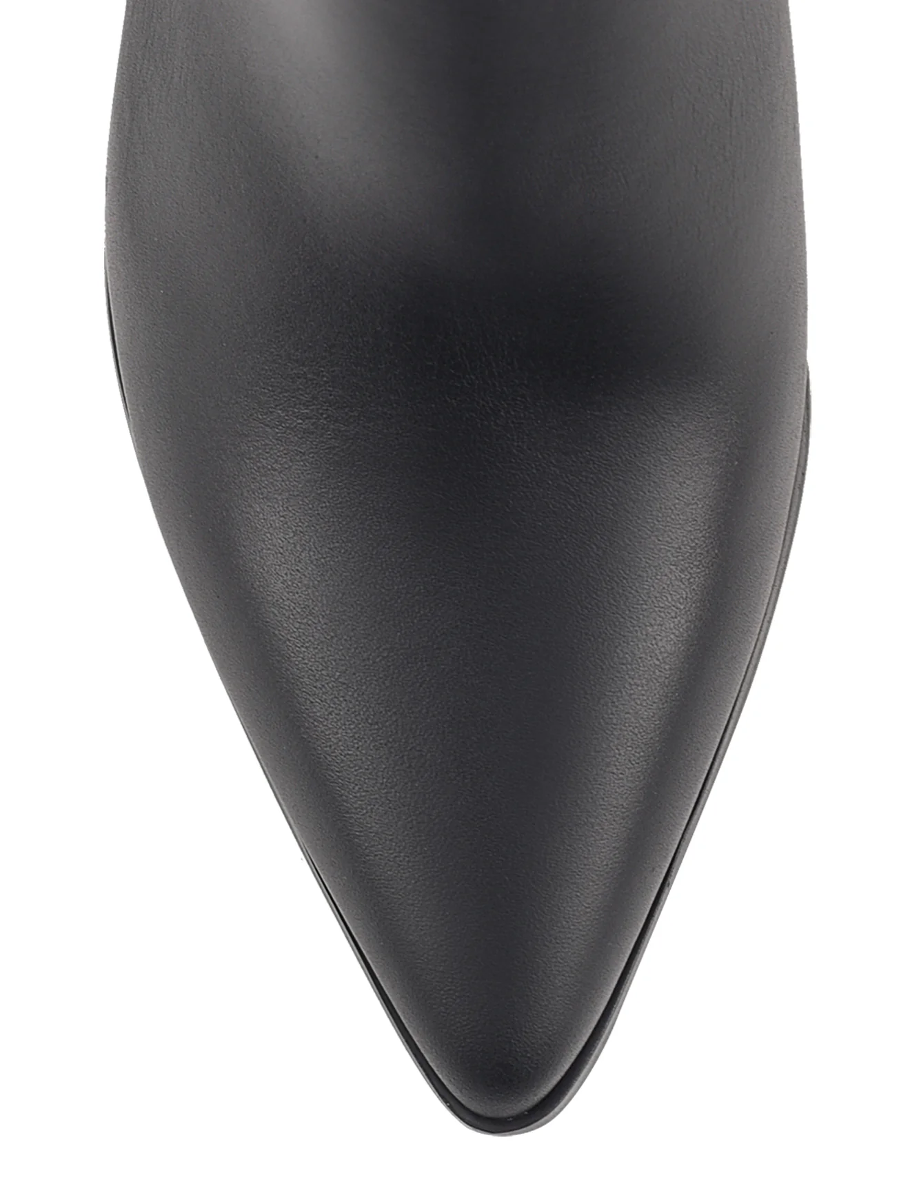 Holly Ankle Boots - Black Leather - Image 5