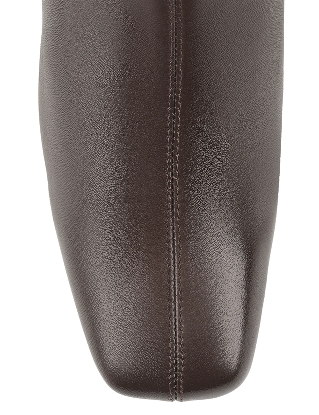Juan II Sock Boots - Chocolate Brown Stretch Leather - Image 4