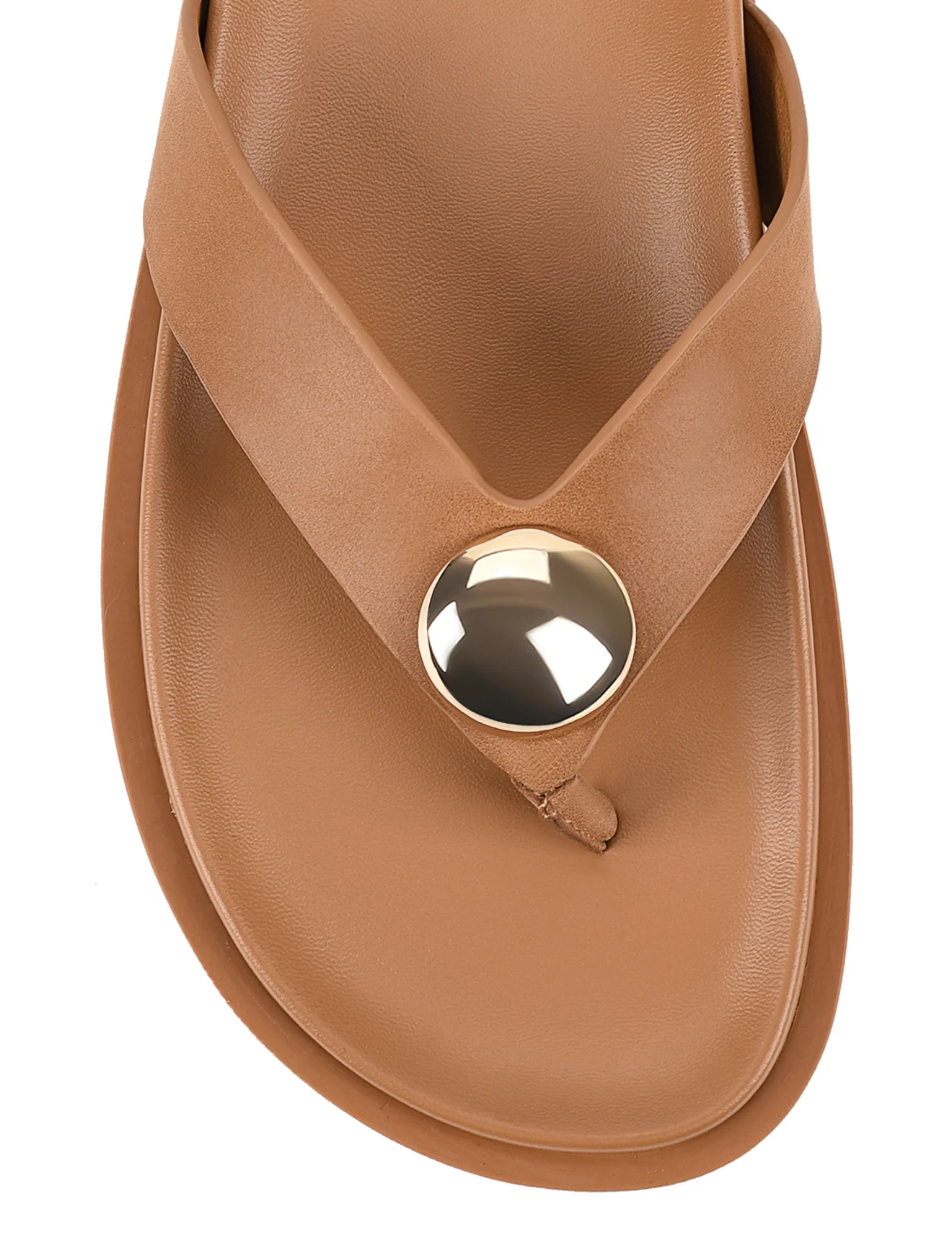 Lana Footbed Sandals - Tan Leather - Image 5