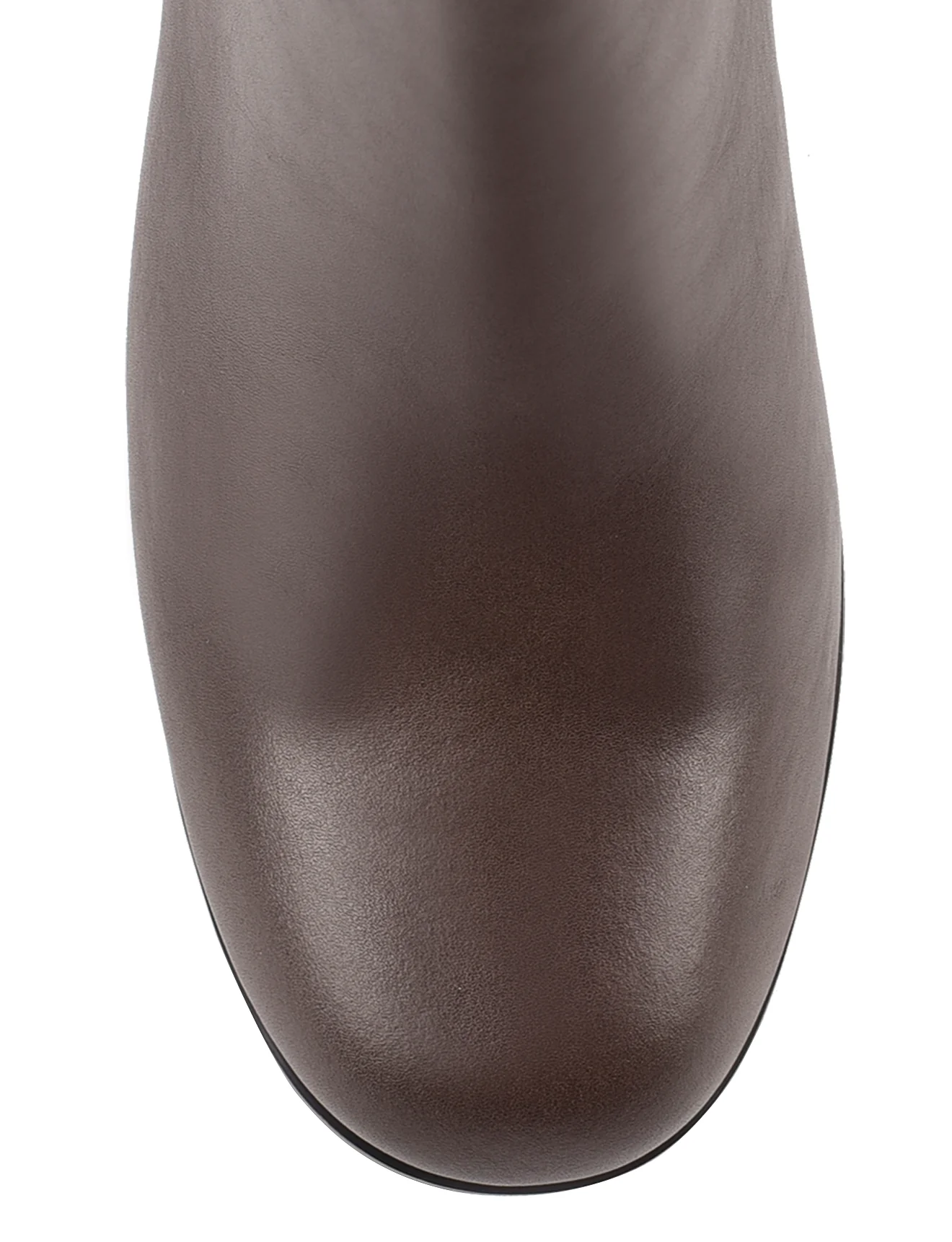 Libby Ankle Boots - Chocolate Brown Leather - Image 5