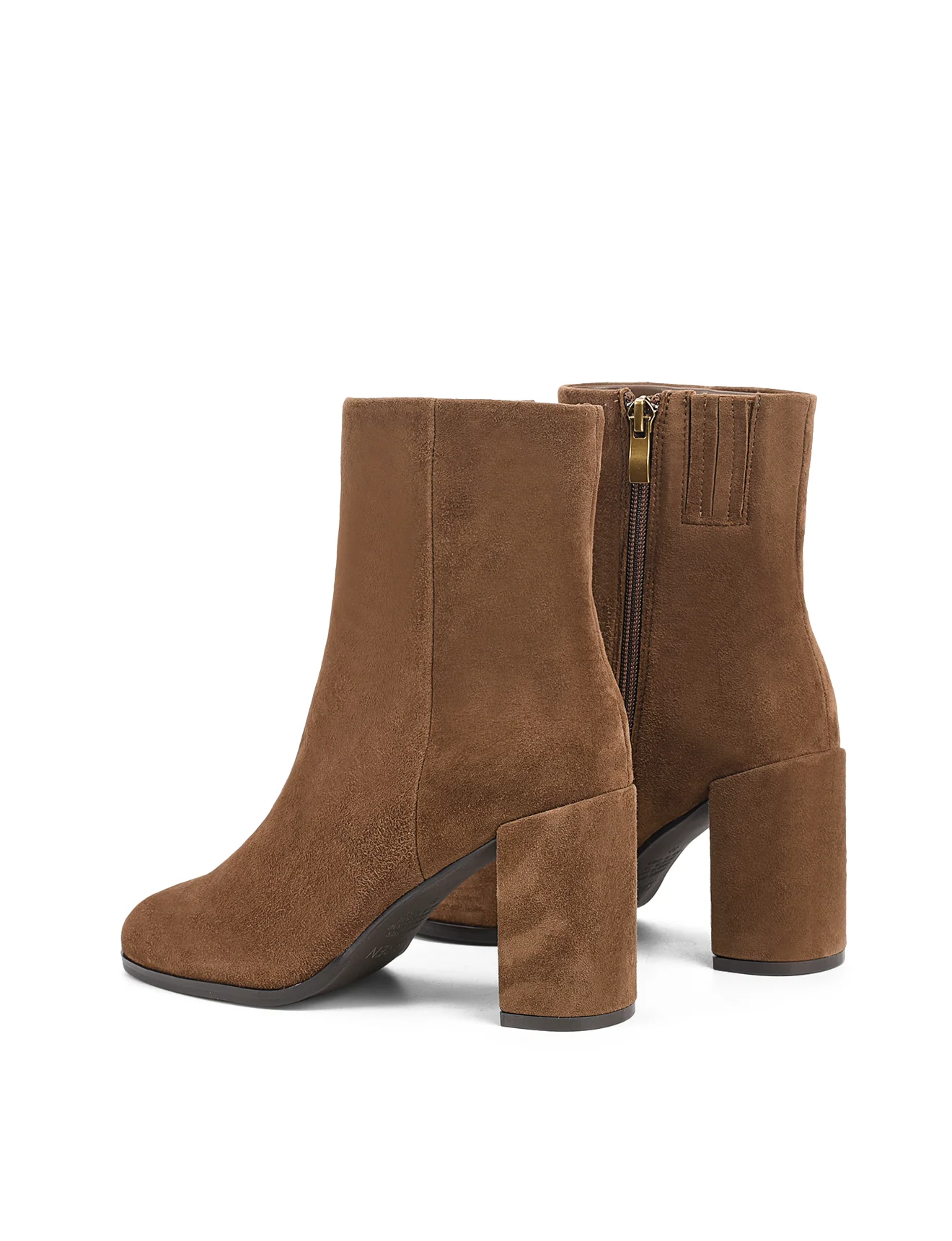 Libby Ankle Boots - Toffee Brown Suede - Image 4