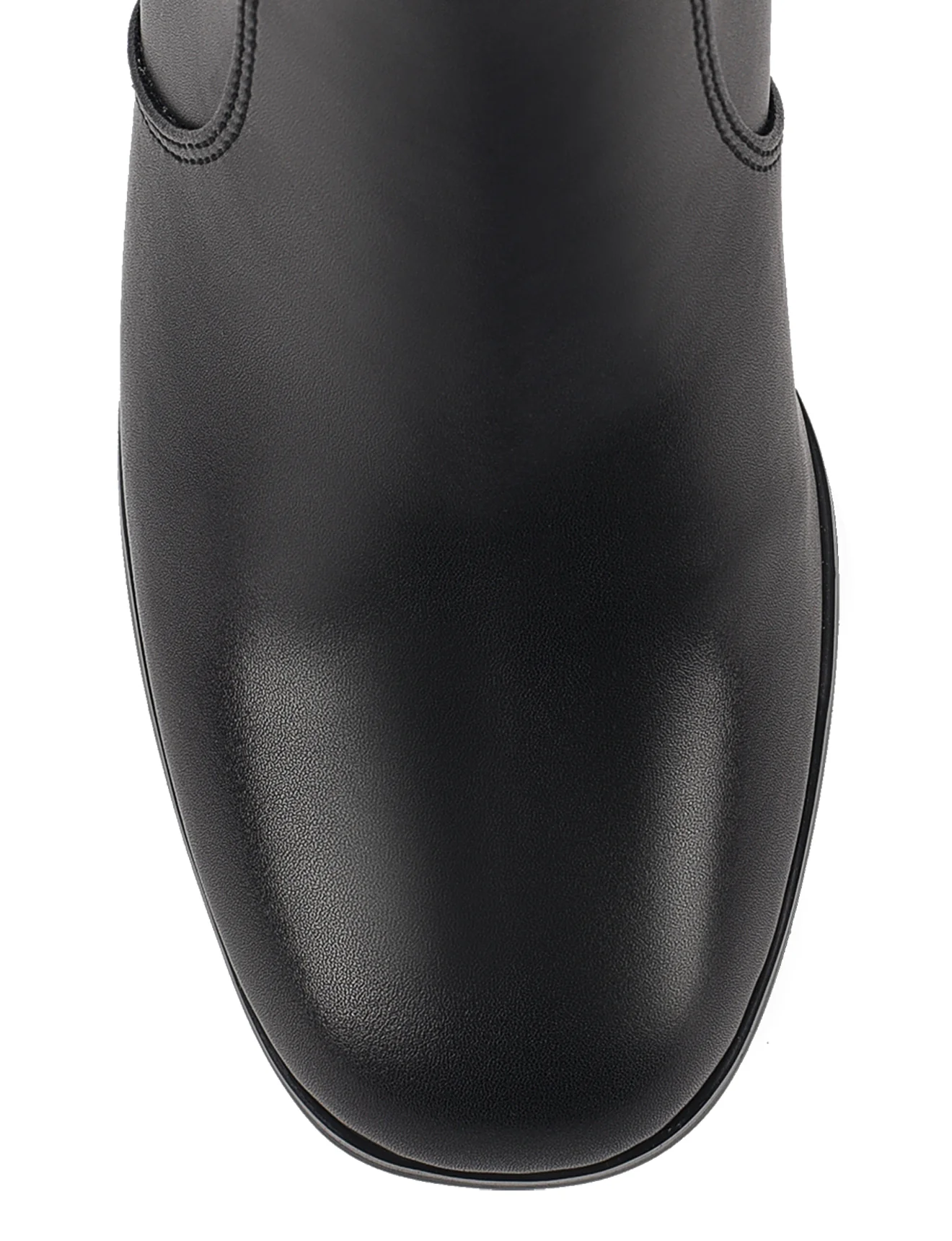 Lily Long Boots - Black Leather - Image 5