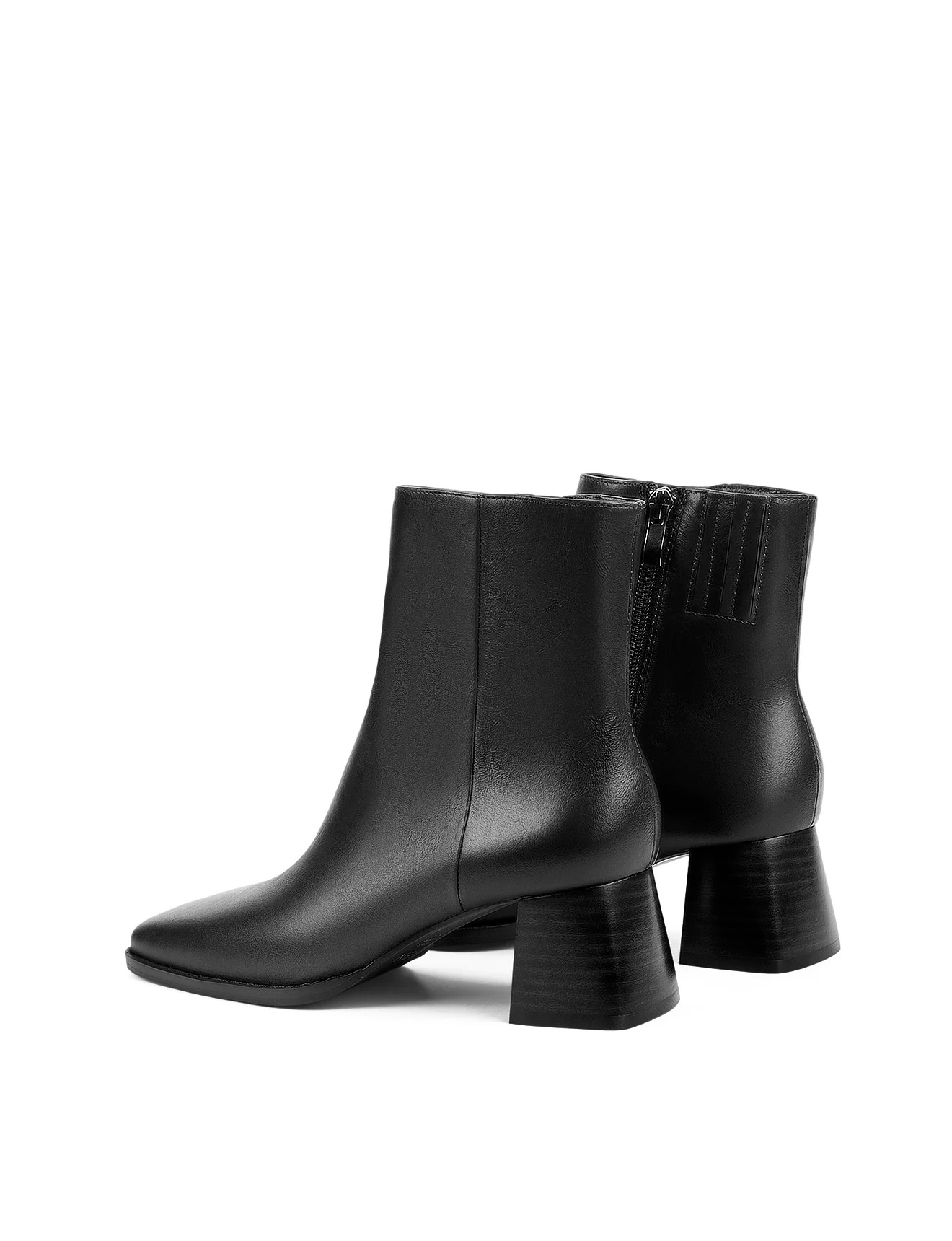 Nova Ankle Boots - Black Vintage Leather - Image 4