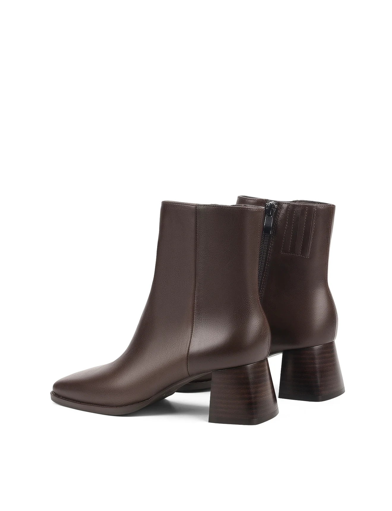 Nova Ankle Boots - Chocolate Brown Vintage Leather - Image 4