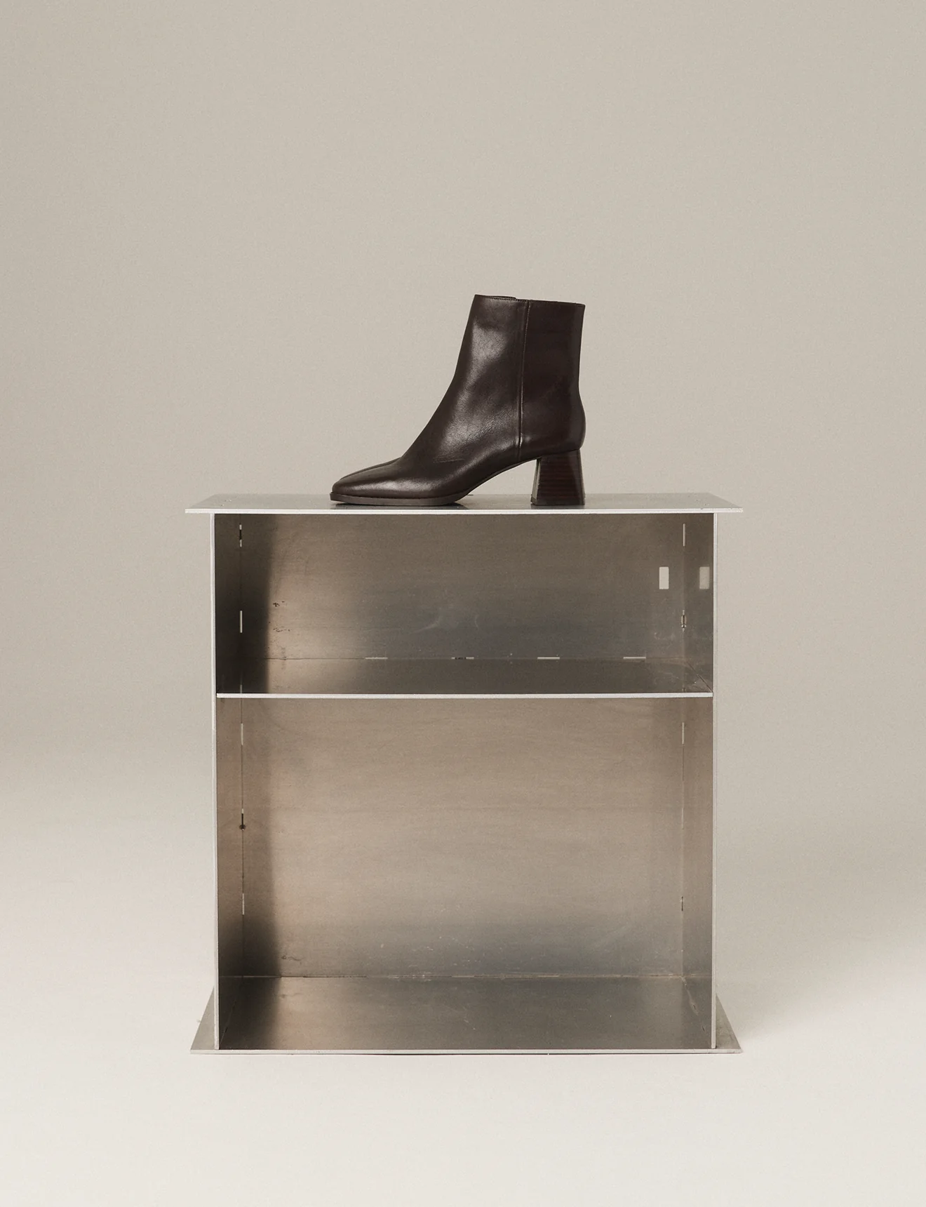 Nova Ankle Boots - Chocolate Brown Vintage Leather - Image 6