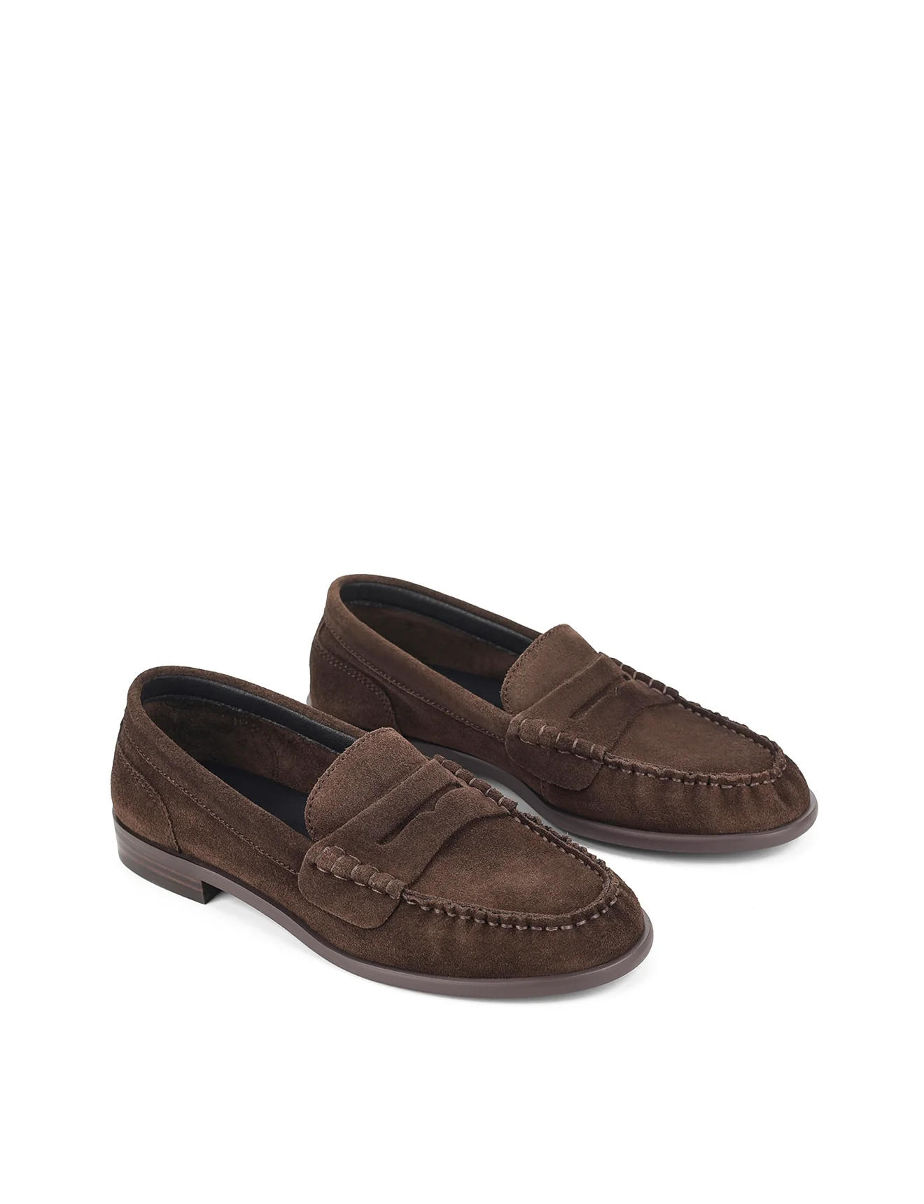 Paddy Loafers - Chocolate Brown Suede - Image 3
