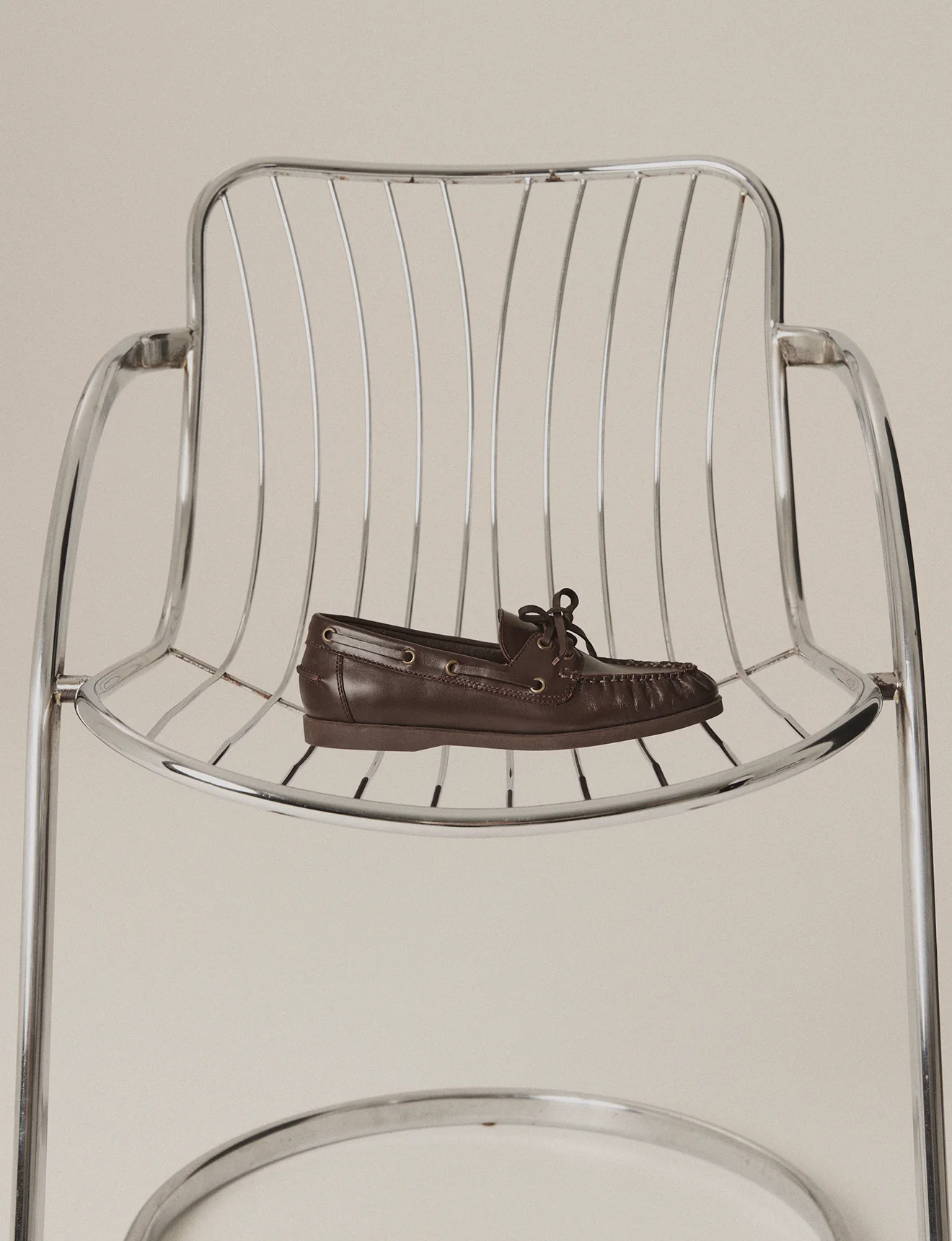 Paloma Boat Shoes - Chocolate Brown Leather - Image 11