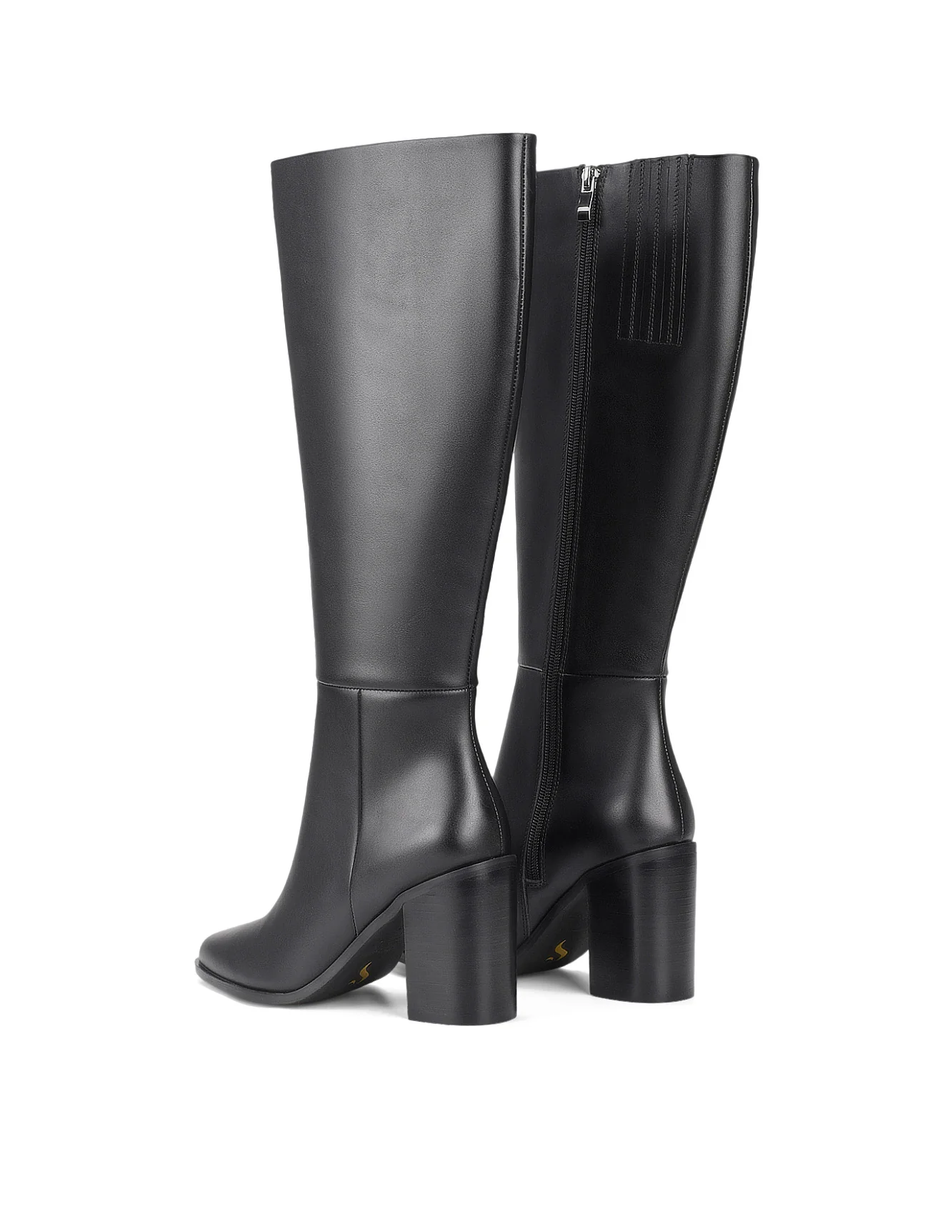 Ridley Long Boots - Black Leather - Image 6