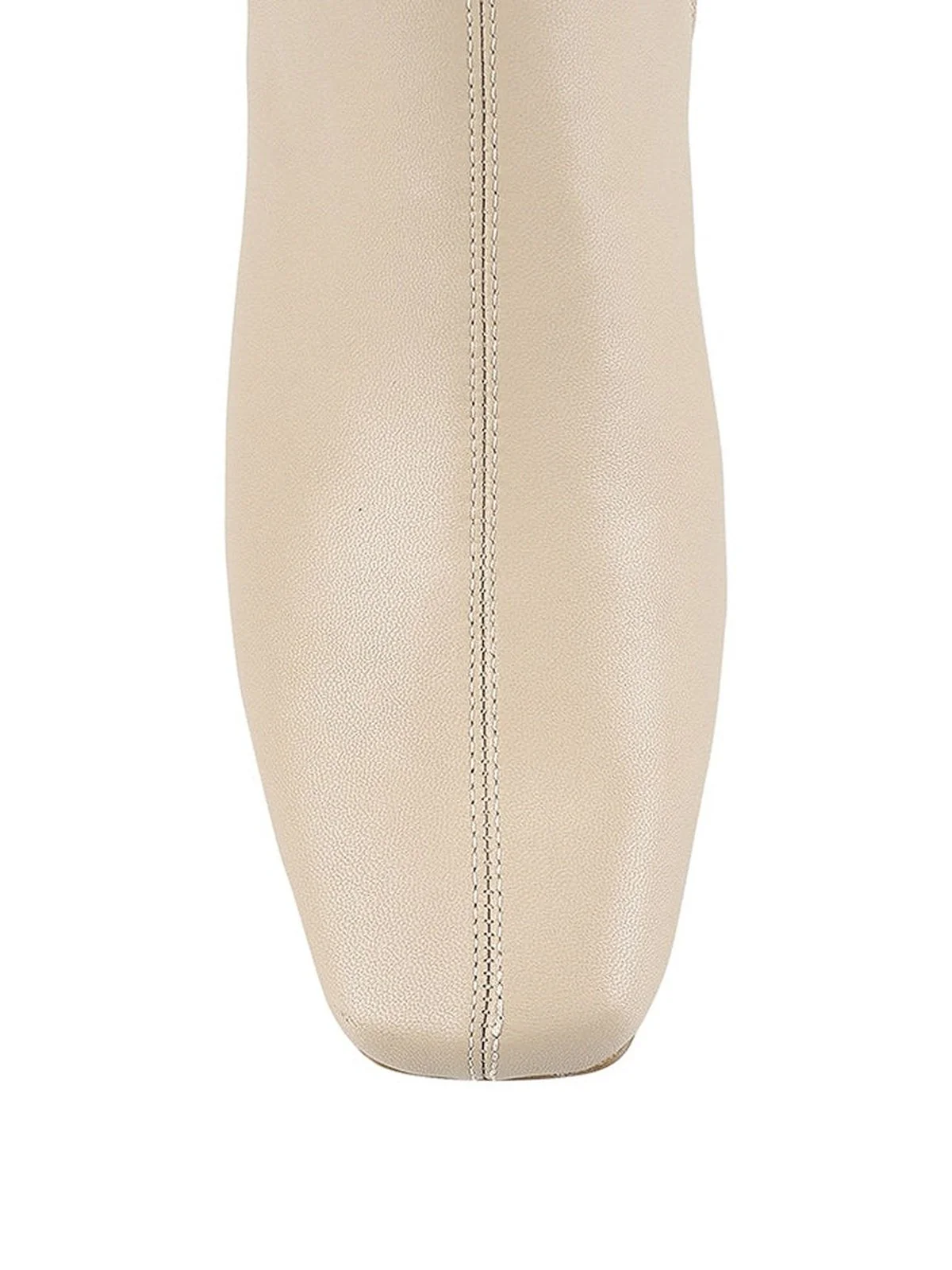 Juan II Sock Boots - Nude Stretch Kid Leather - Image 3