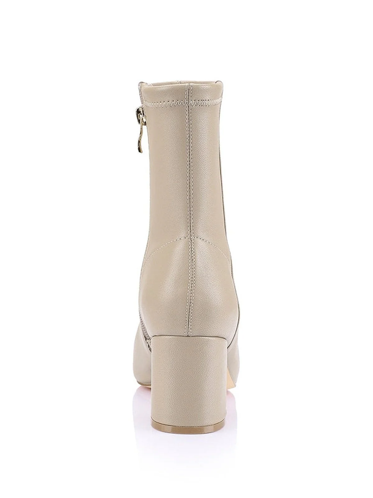 Juan II Sock Boots - Nude Stretch Kid Leather - Image 4