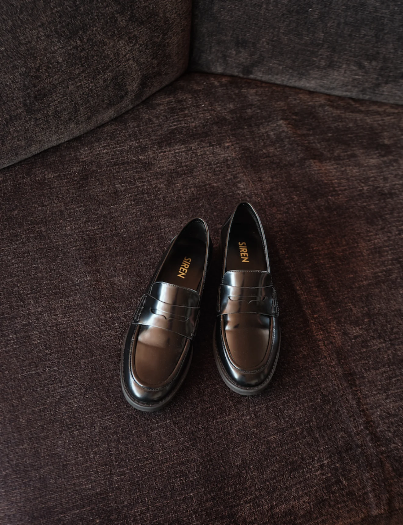 Victoria Loafers - Black Hi-Shine Leather - Image 8