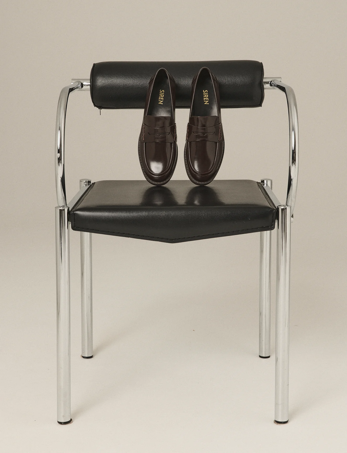 Victoria Loafers - Chocolate Brown Hi-Shine Leather - Image 7