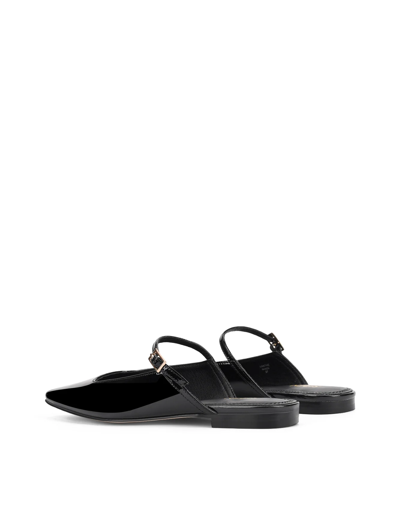 Xanthe Mary Jane Mules - Black Patent Leather - Image 4